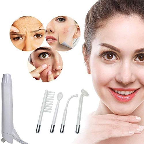 Vinban High Frequency Machine - Portable Electric Therapy Device for Hair Growth & Facial Acne Treatment, Handheld Electrotherapy Comb & Current Bar Massager - Perfect for Home Spa, Salon & Beauty Treatments