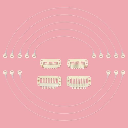 Blonde-Clips+Wires
