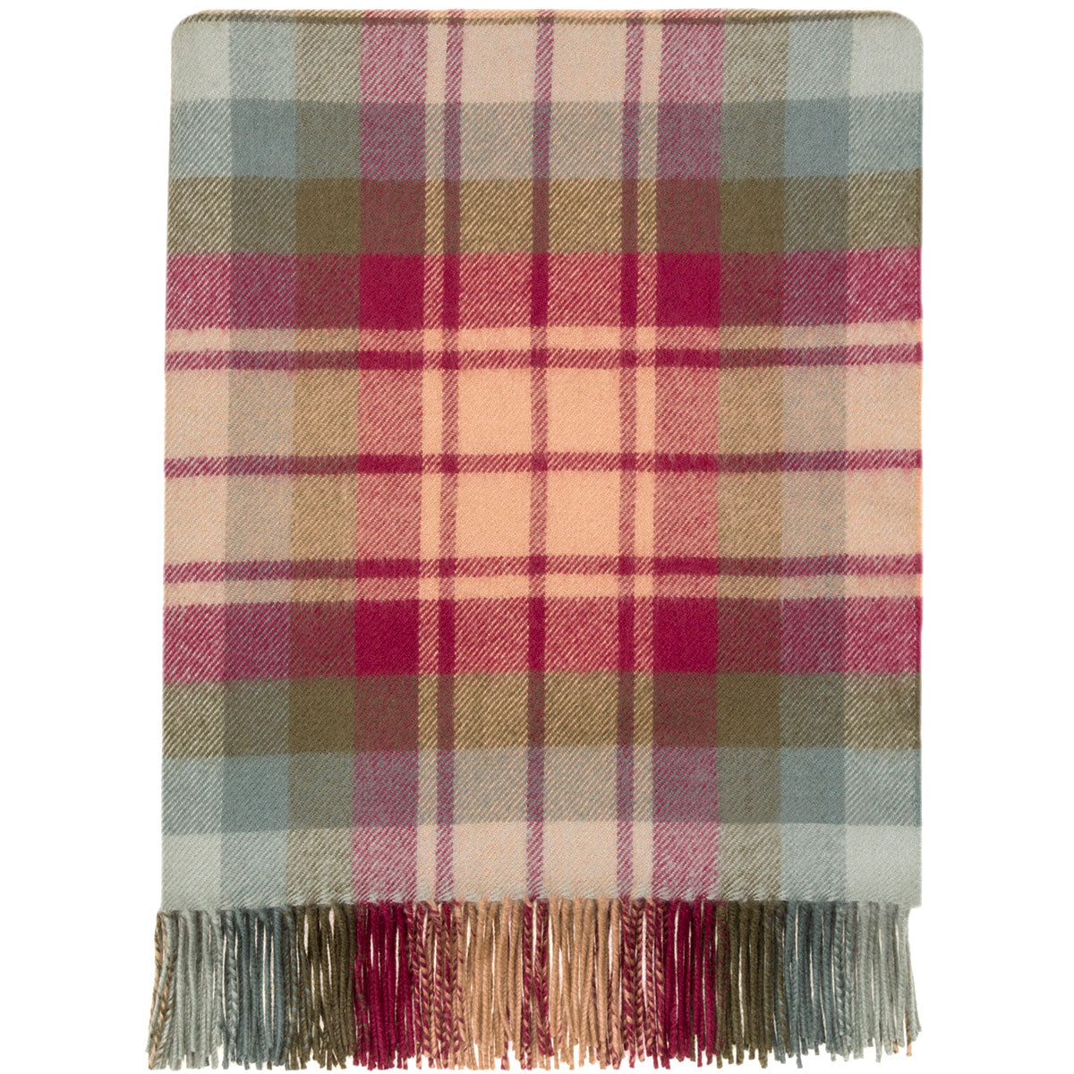 Authentic Auld Scotland Tartan Plaid Blanket - Soft & Warm Wool Throw for Home, Camping, and Outdoor Adventures
