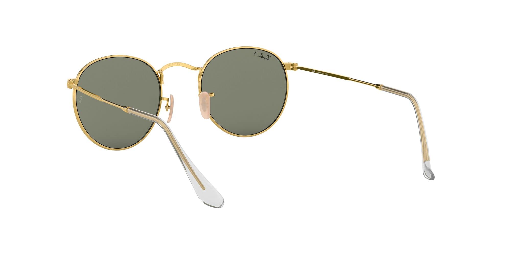 Ray-Ban RB3447 Round Metal Sunglasses for Men & Women - Classic Polarized Aviator Style for Driving, Travel & Outdoor Activities