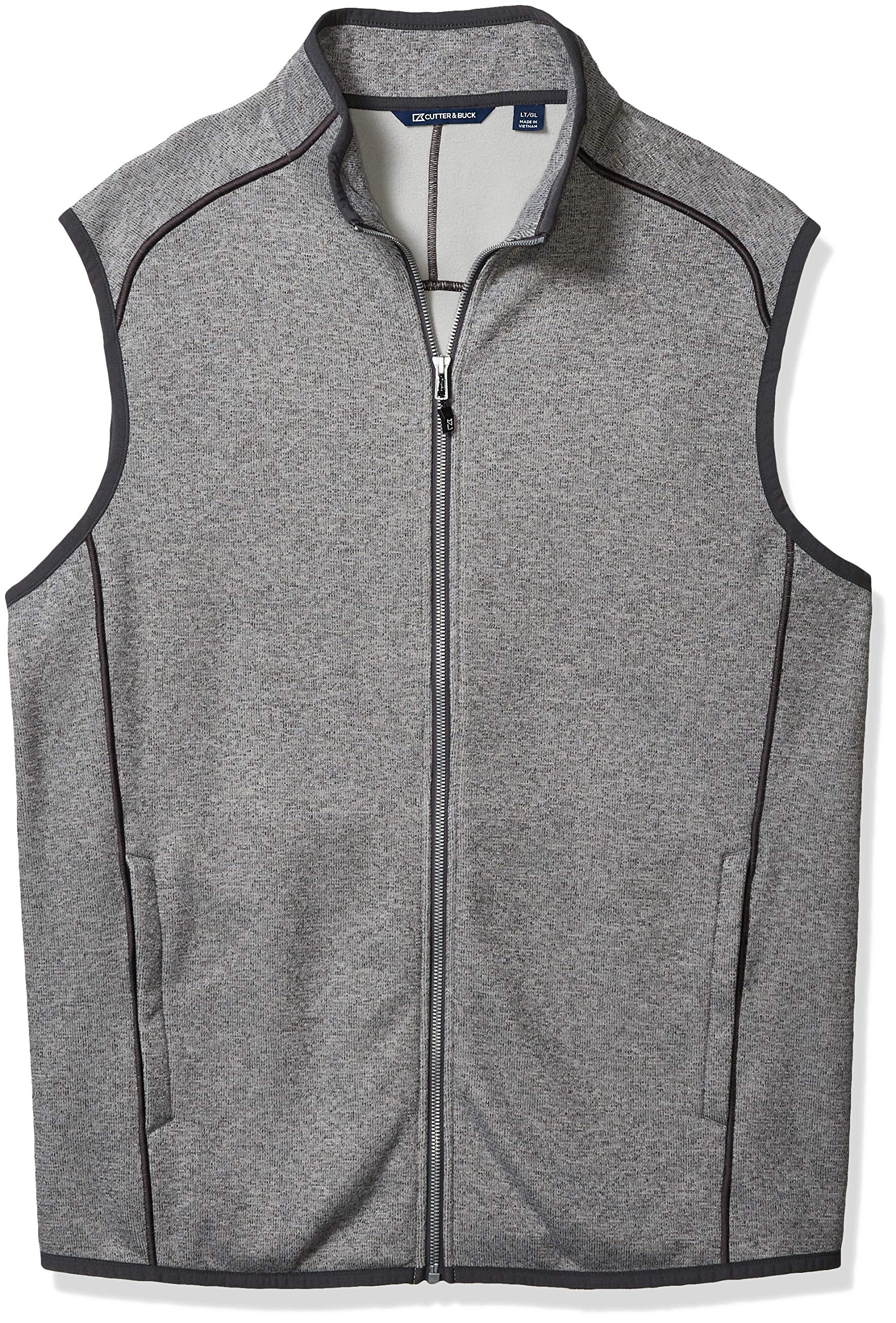 Cutter & Buck Men's Big & Tall Vest - Lightweight Puffer Jacket for Outdoor Activities, Hiking & Casual Wear