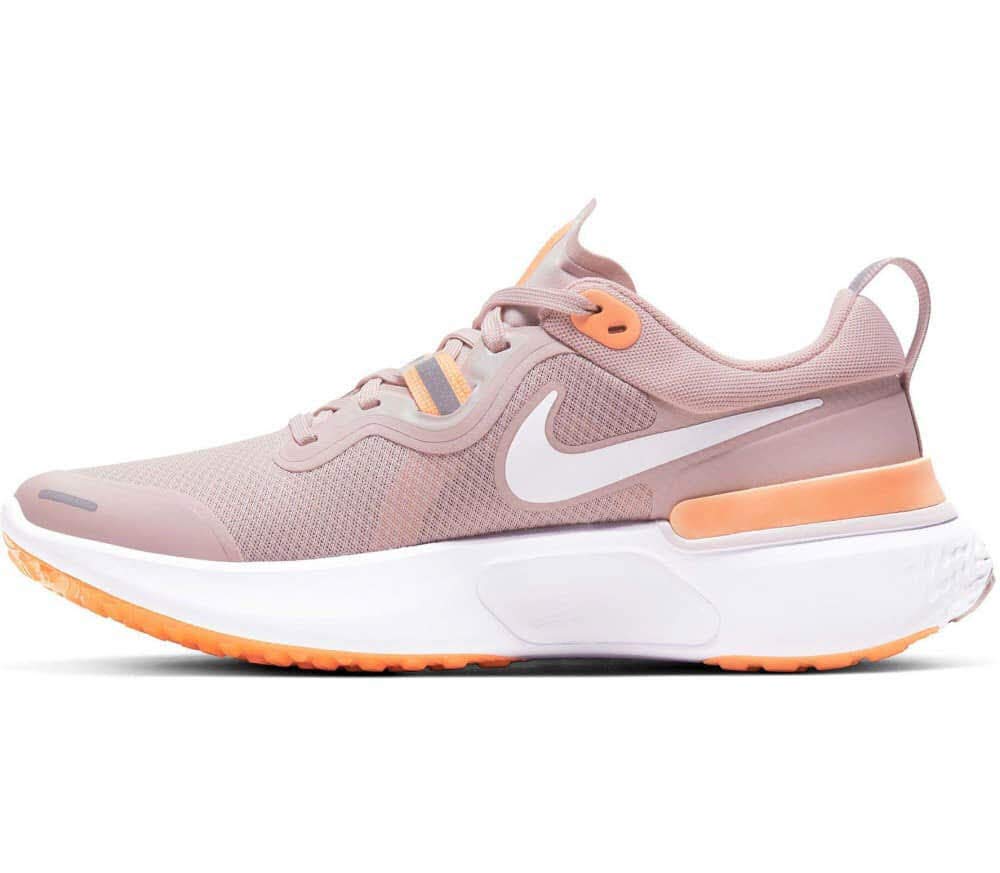 Nike Women's Running Shoes - Champagne White/Orange Pulse/Barely Rose - Size 7 | Lightweight Cushioned Sneakers for Jogging, Gym Workouts & Everyday Wear