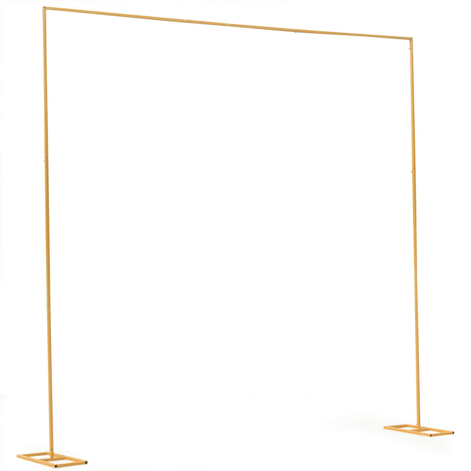 DNYSYSJ Wedding Arch Balloon Holder Kit - Sturdy Metal Garden Arch Decor with Backdrop Stand for Ceremony, Party, and Outdoor Events