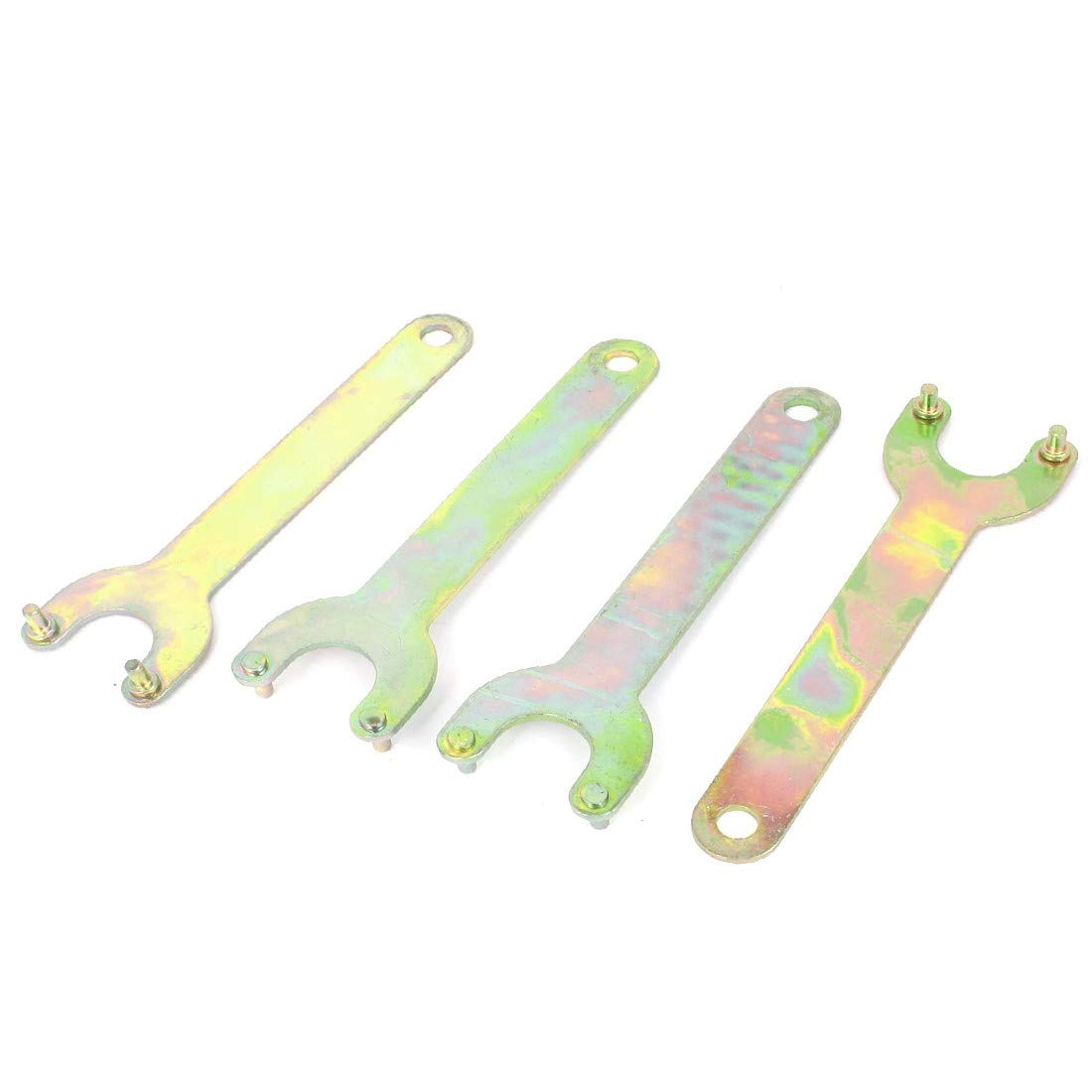 FIYA 4Pcs 3mm Pin Dia 26mm Metal Angle Grinder Open Ended Spanner - Durable Distance Repair Tool for Woodworking & Metalworking Projects
