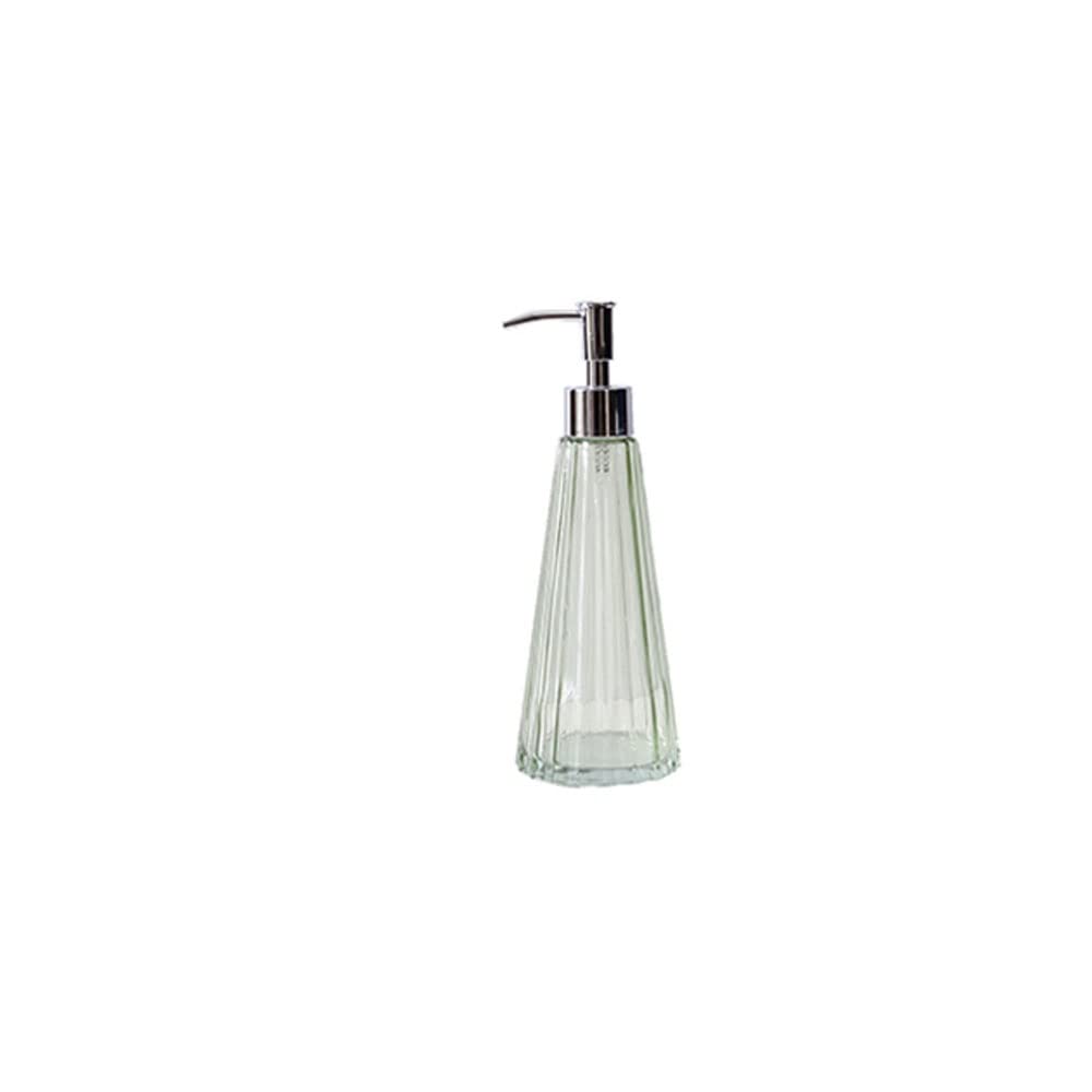 Premium Glass Soap Dispenser with Pump - Modern Liquid Shampoo, Hand Soap & Body Wash Dispenser for Bathroom, Kitchen & Home Decor | Elegant Press-Type Container for Countertop Organization