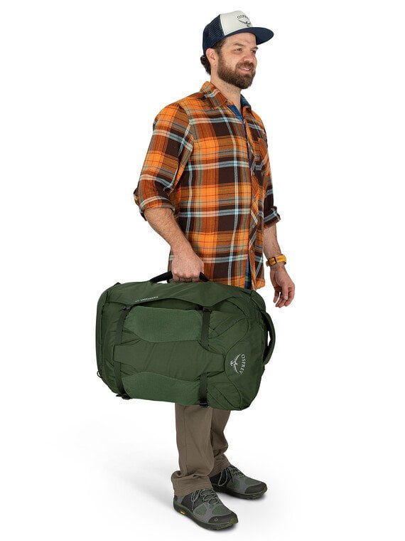 Osprey Farpoint 55 Travel Backpack for Men - Lightweight Hiking & Airplane Carry-On Backpack with Laptop Compartment | Perfect for International Travel, Camping & Outdoor Adventures