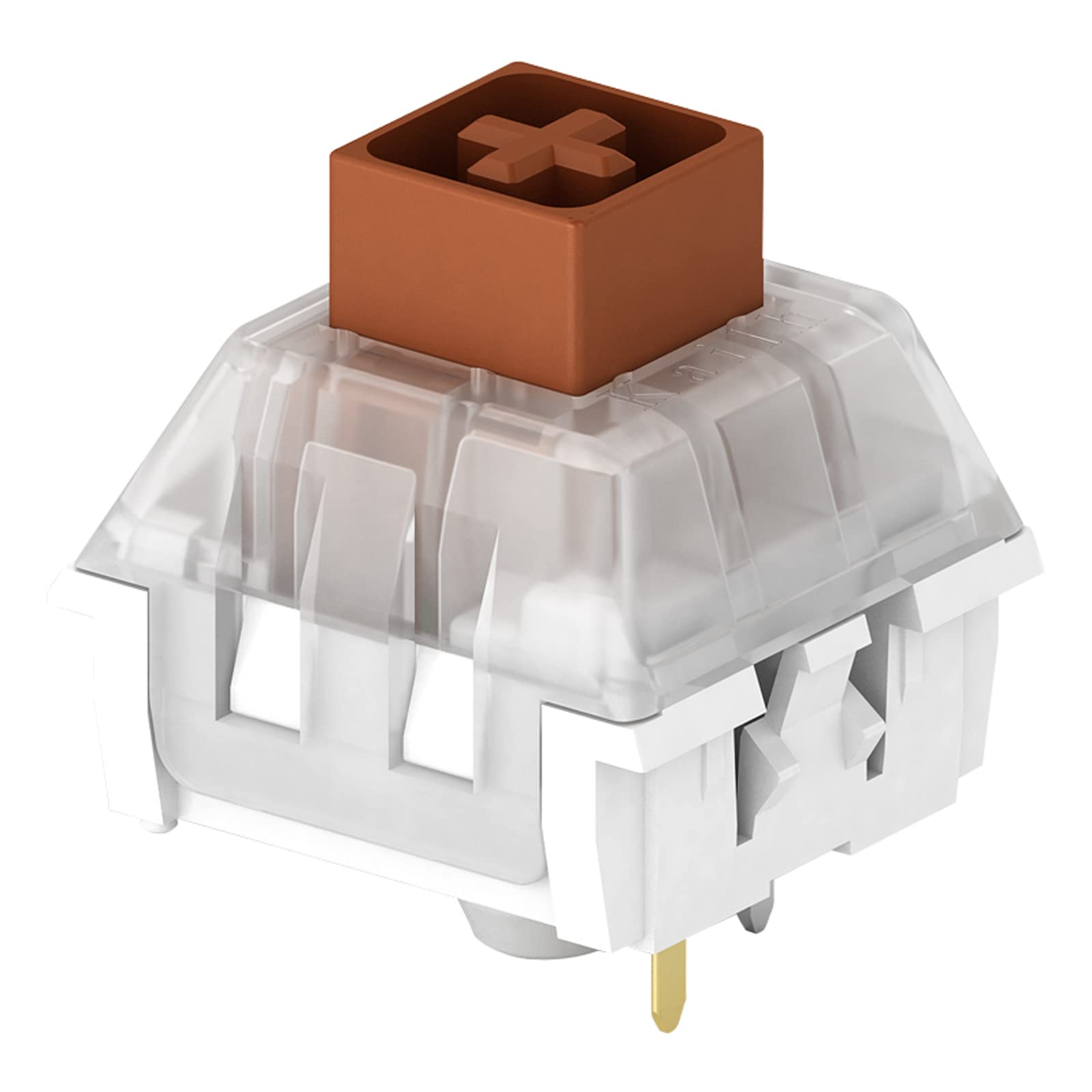 Kailh Box Brown Switches - 3 Pin Plate Mount for Mechanical Gaming Keyboards (108pcs) - Perfect for RGB & Waterproof Builds