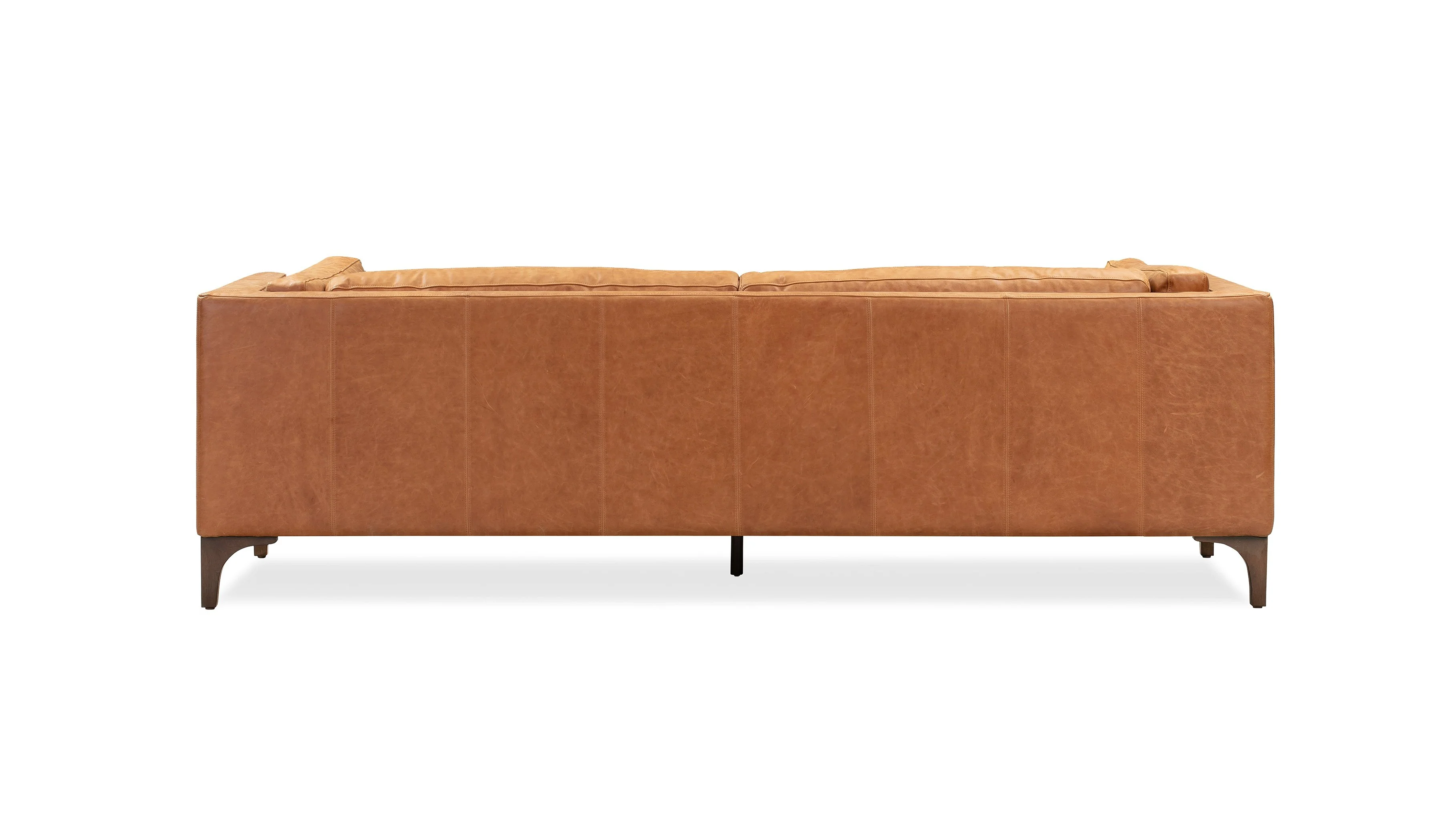 Premium Argan Leather Sofa - Luxurious Genuine Leather Couch for Living Room, Office & Lounge - Modern Comfortable Sectional Sofa for Home Decor