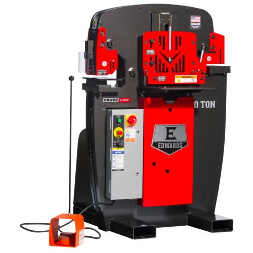 50 Ton Ironworker Machine - Heavy Duty Metal Fabrication Equipment for Cutting, Punching & Bending | Perfect for Metal Workshops, Construction Sites & Industrial Manufacturing