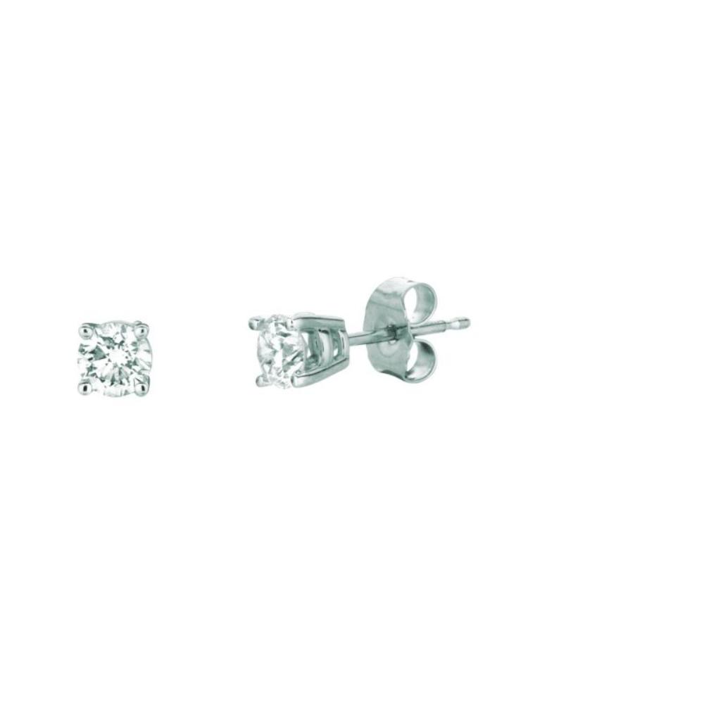 14K Gold .50ct Round Diamond Stud Earrings - I J/I1 Clarity for Women | Perfect for Weddings, Parties & Everyday Elegance