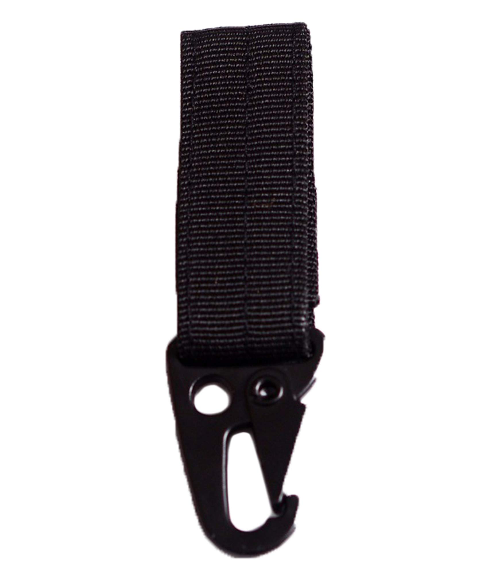 Andongnywell Tactical Key Ring Belt Holder - Durable Nylon Clips & MOLLE Hook for Outdoor Gear, Survival Equipment & Everyday Carry (Perfect for Hiking, Camping, EDC & Tactical Use)
