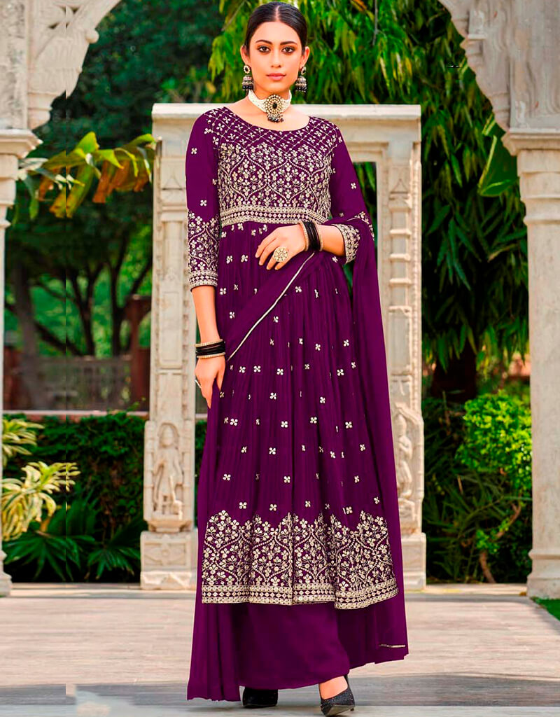 Barossa Lehenga Style Suit - Semi Stitched Designer Salwar Kameez for Women | Elegant Indian Ethnic Wear for Weddings & Festivals
