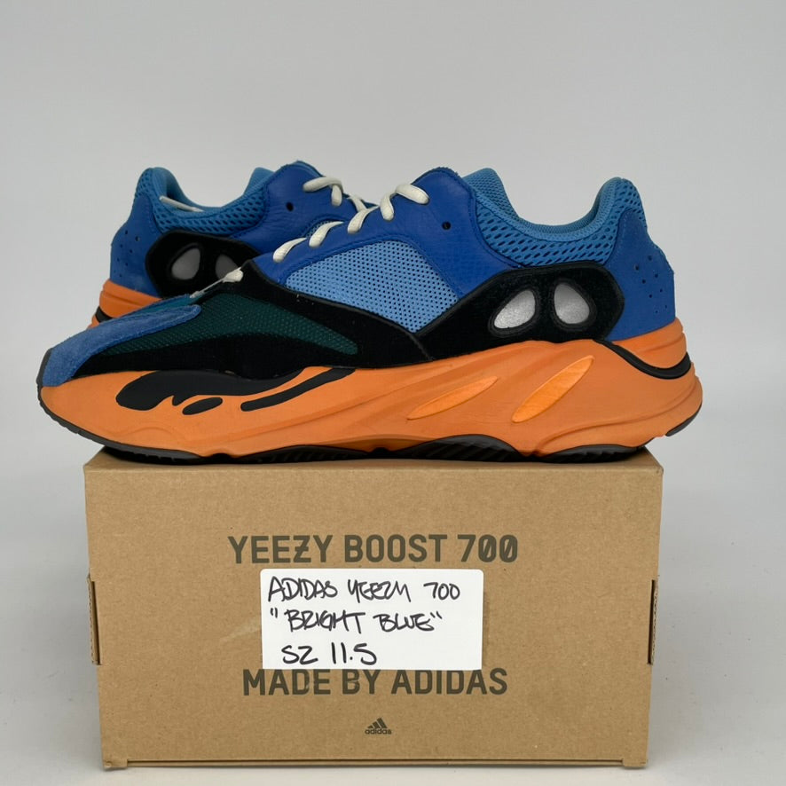 Adidas Yeezy 700 Bright Blue Sneakers - Men's Size 11 & Women's Size 12.5 (GZ0541) | Comfortable Running Shoes for Casual Wear & Street Style Fashion