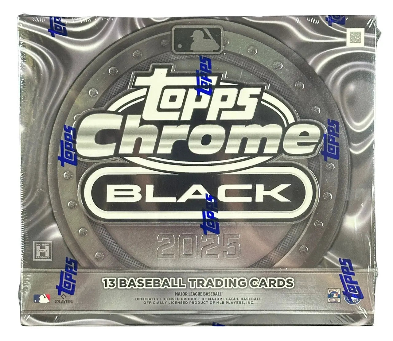 2025 Topps Chrome Black Baseball Hobby Box - Limited Edition Collectors Box for Baseball Cards Enthusiasts - Perfect for Trading, Collecting, and Displaying Rare Baseball Cards