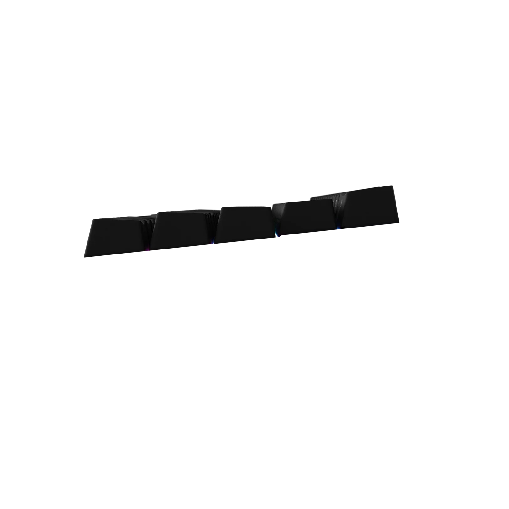 Backlit Black Keycaps for Mechanical Keyboards - US Layout - Perfect for Gaming & Typing in Low Light