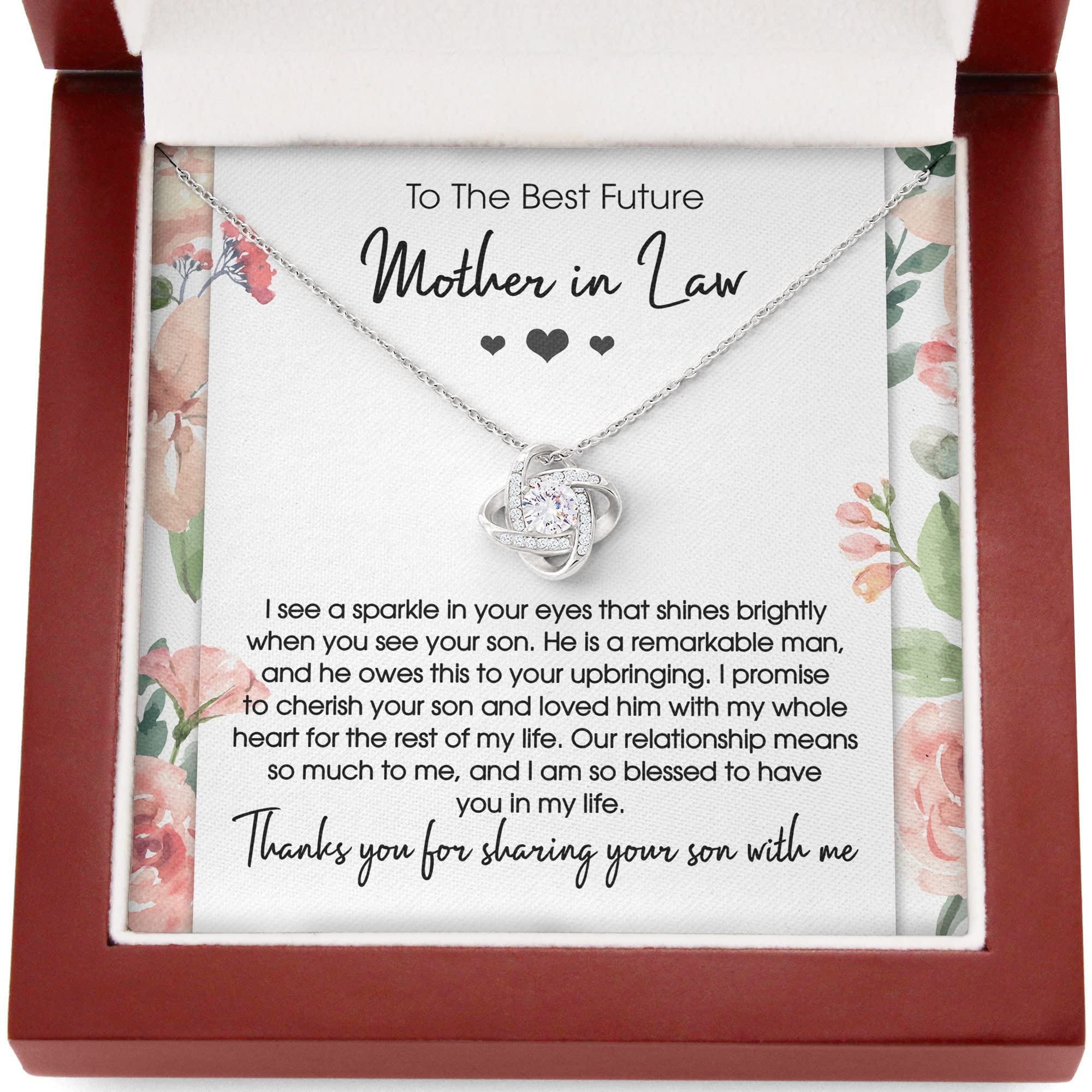 Soulmate Love Knot Necklace - Romantic Jewelry Gift for Her, Couple Necklace for Girlfriend, Wife, Anniversary, Birthday, Graduation - Perfect for Valentine's Day, Proposals & Special Occasions