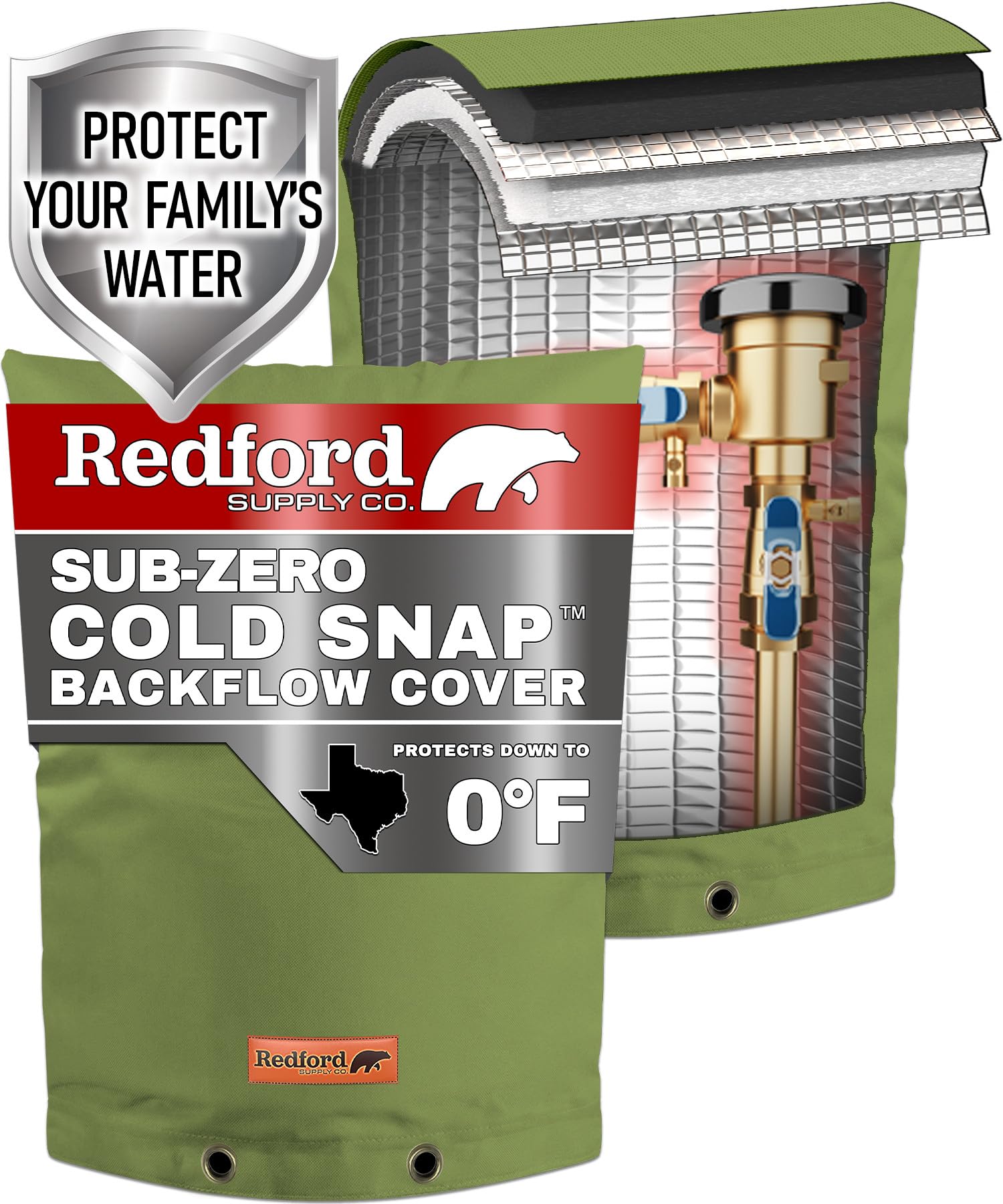 Redford Supply Co. Extreme Cold Snap (0°F) Backflow Preventer Cover - 20