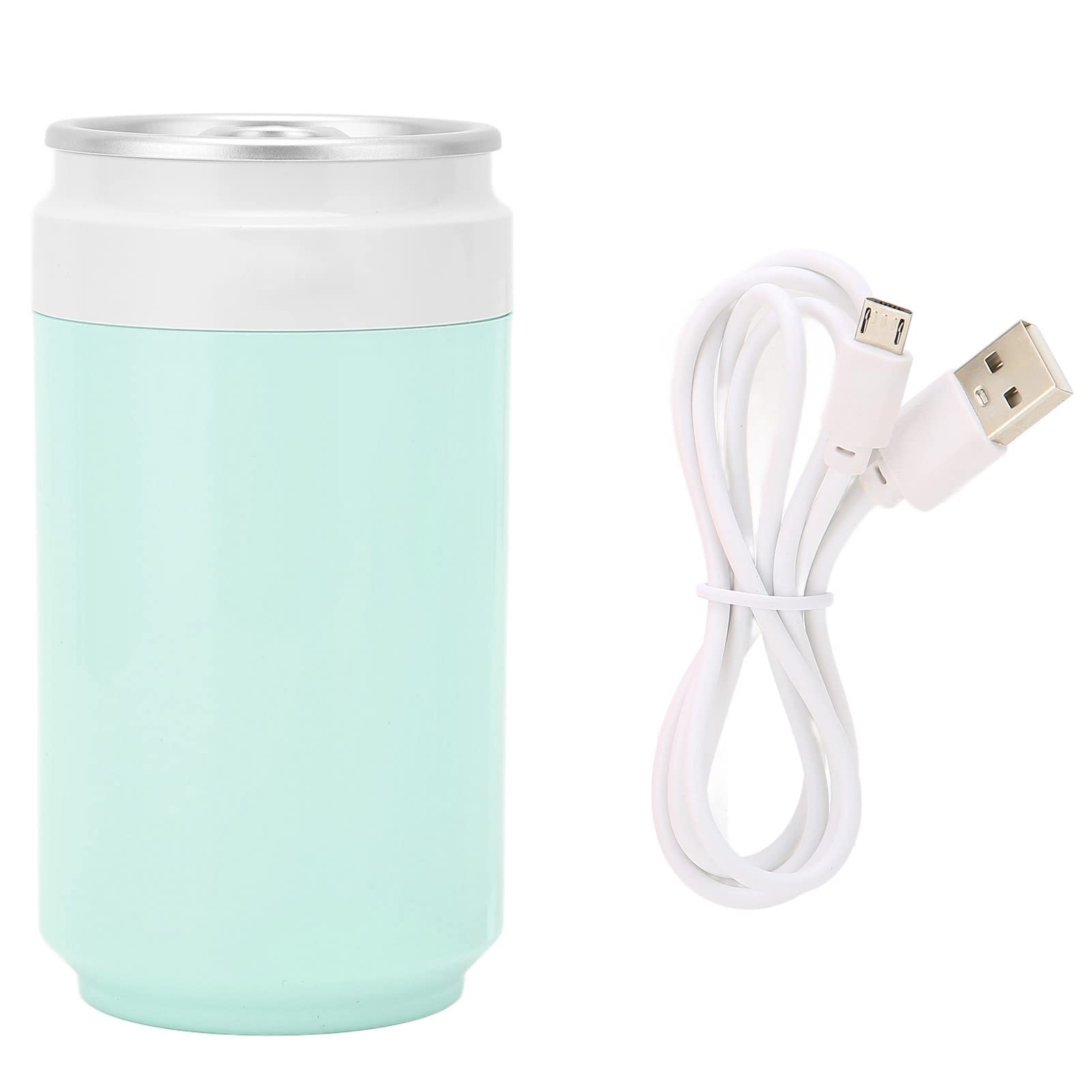 Shanrya Portable USB Car Humidifier & Diffuser - Ultra Quiet, Multifunctional for Car, Office, Travel, Home, Vehicle (Light Green) | Perfect for Dry Air Relief and Aromatherapy
