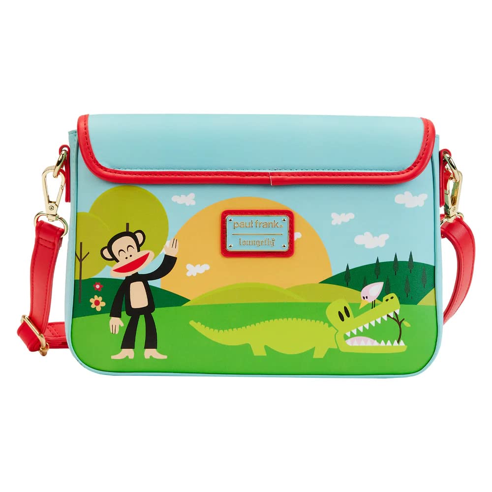 Loungefly Paul Frank Rainbow Crossbody Bag - Stylish & Lightweight Purse for Women | Perfect for Travel, Shopping & Everyday Use