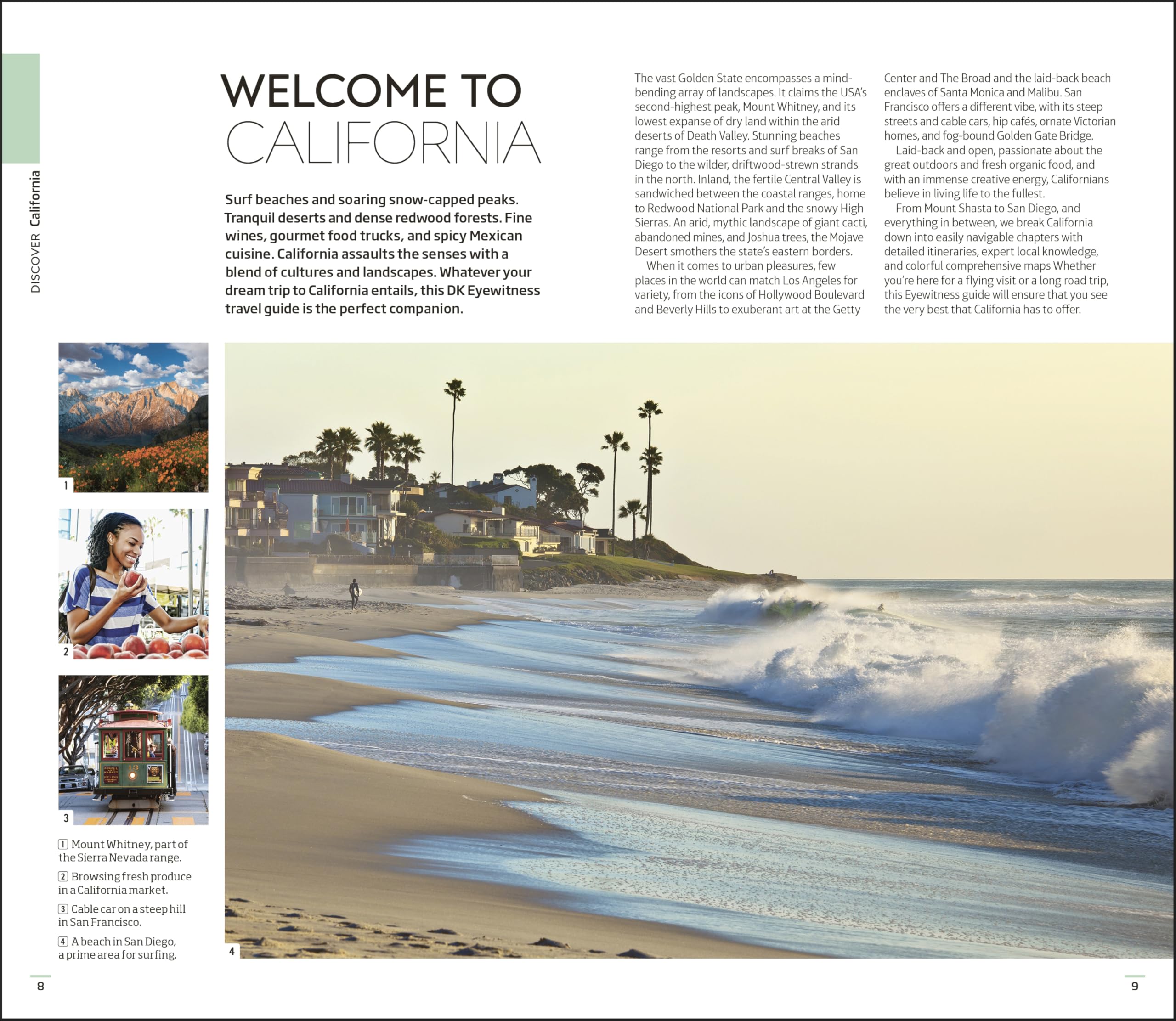 DK California Travel Guide - Explore Top Attractions, Beaches & National Parks | Best for Road Trips, Hiking & Vacation Planning