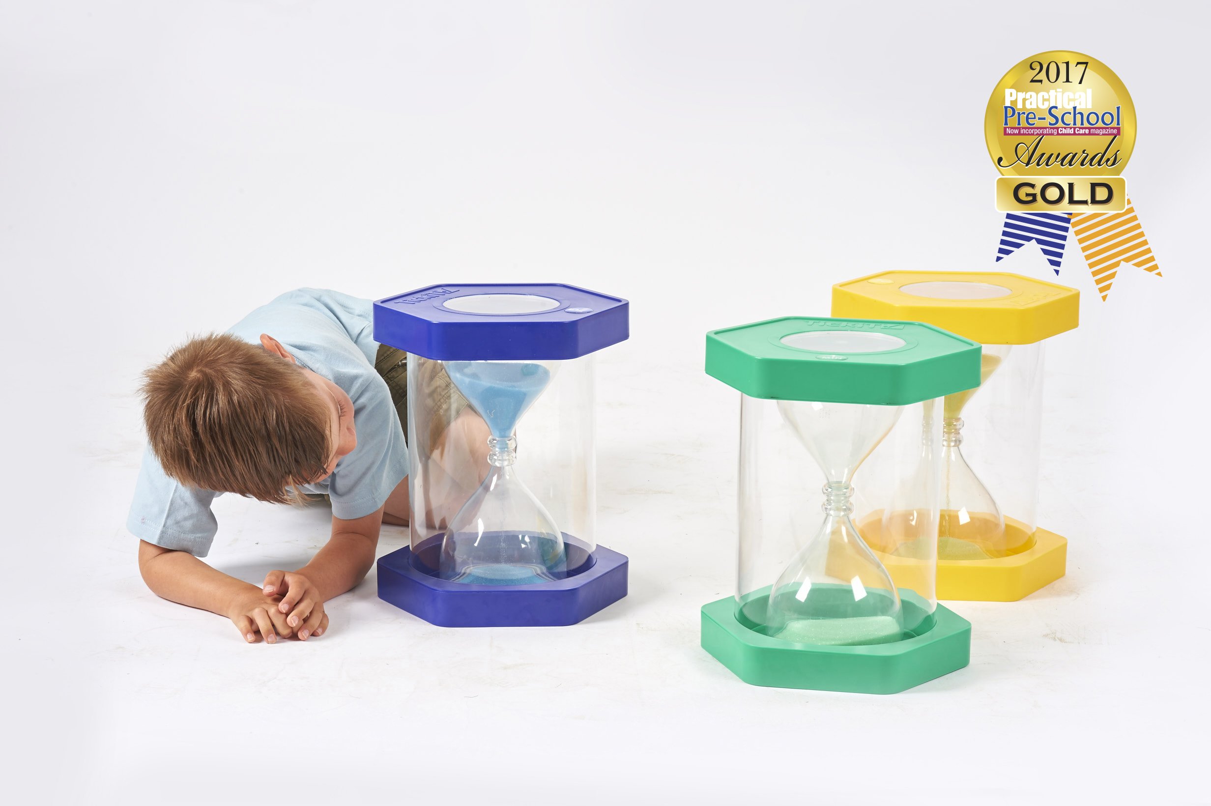 TickiT 9506 Giant Clearview 1-Minute Sand Timer - Large Visual Timer for Classroom, Kitchen, Therapy & Kids Activities - Perfect for Time Management & Sensory Play