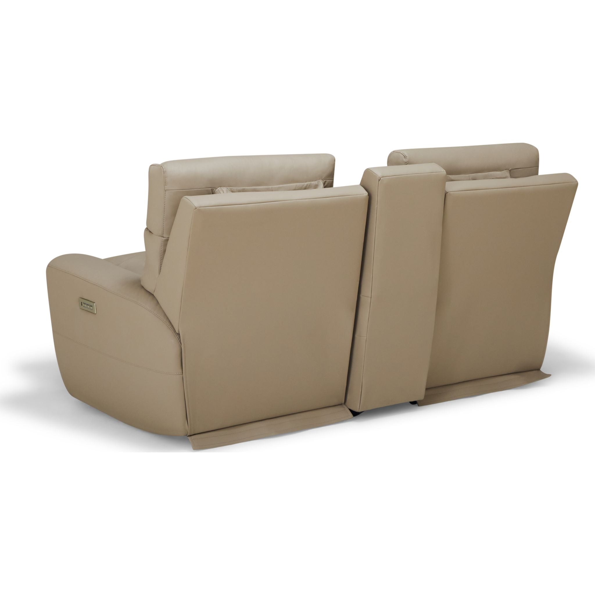 Aedon Power Reclining Loveseat with Adjustable Headrest & Lumbar Support - Modern Comfort for Living Room, Home Theater & Small Spaces - Bali Harvest Collection