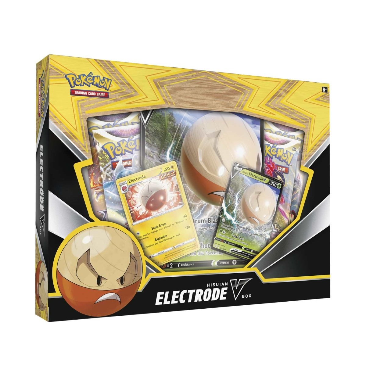Pokémon TCG: Hisuian Electrode V Box - Premium Trading Card Game Collectible with Booster Packs - Perfect for Battles, Gifts & Collectors