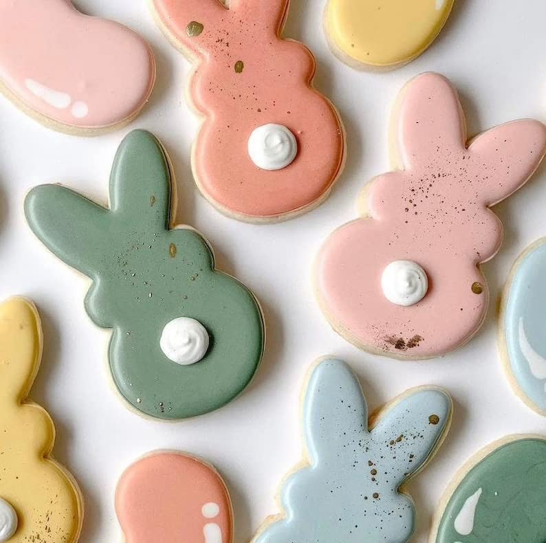 Easter Cookie Cutters Set - 3Pcs Stainless Steel Bunny Rabbit Egg Carrot Shaped Baking Tools for Holiday Cookies, Cupcakes & DIY Decorations - Perfect for Easter Baking, Party Treats and Family Fun Activities