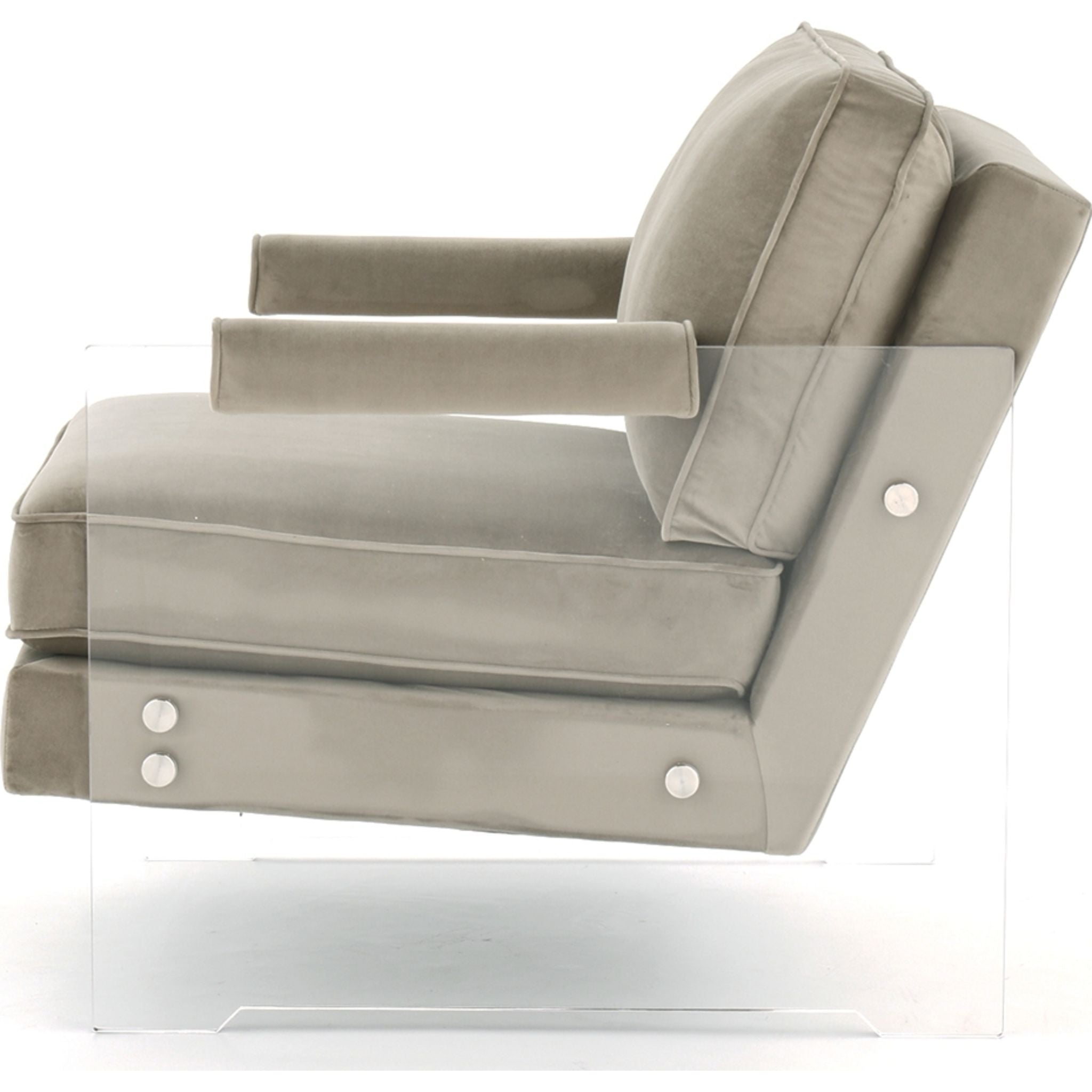 Avonley Modern Accent Chair in Taupe - Stylish Living Room Seating for Home Decor & Relaxation