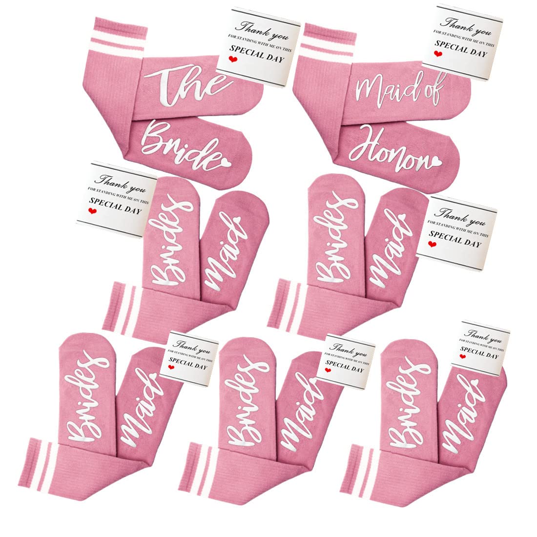 Bridesmaid Gifts - Fuzzy Socks for Bachelorette Party & Wedding Favors - Perfect for Engagement & Bridal Showers