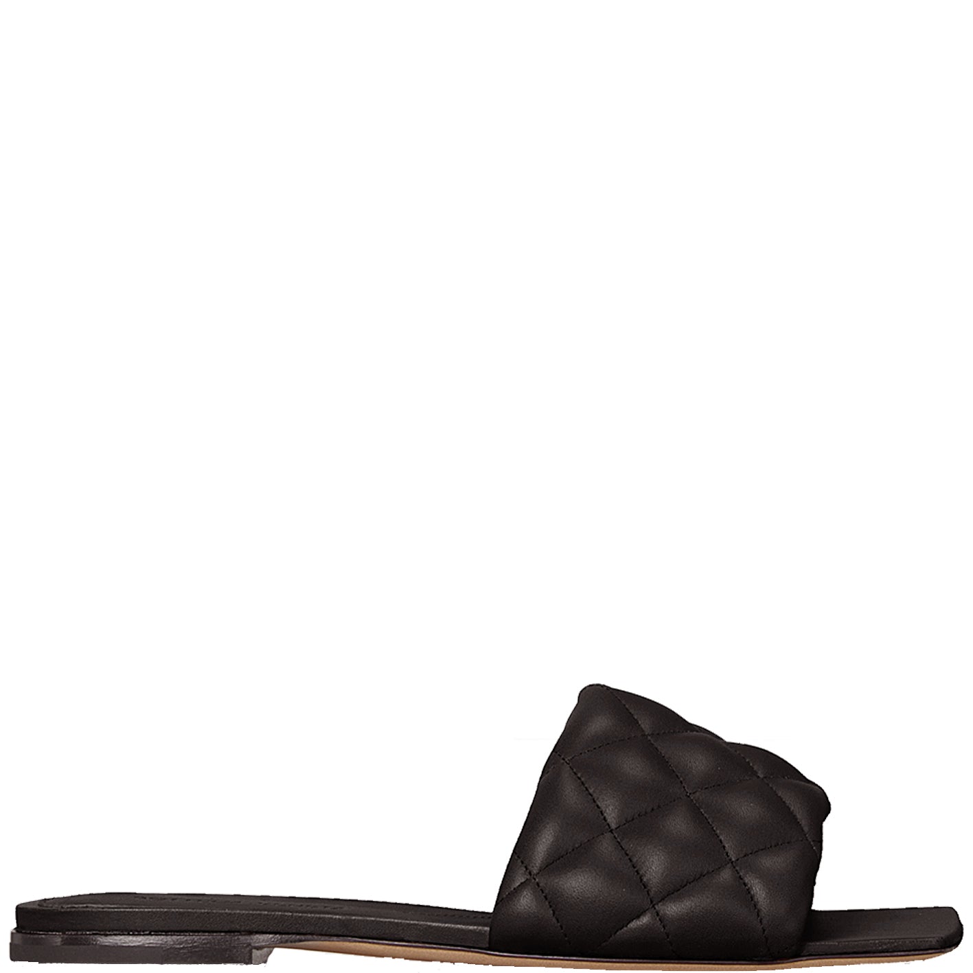 Comfortable Padded Slide Slippers with Stitched Detail in Chocolate Brown - Perfect for Indoor Lounging, Spa Days & Cozy Home Wear