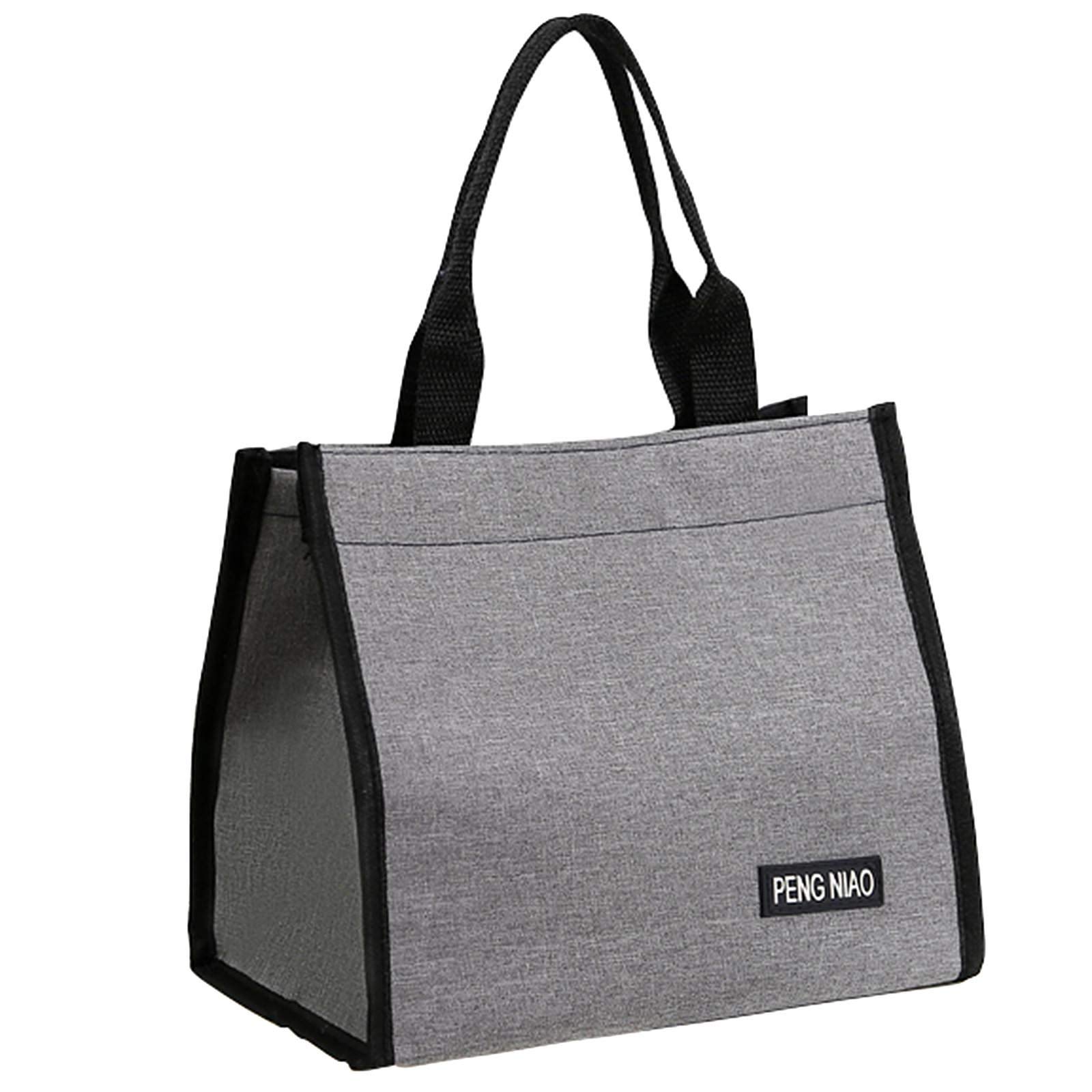 Portable Folding Lunch Box Bag - Insulated for Work & School