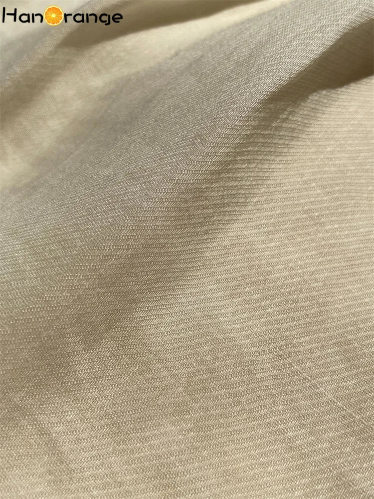 HanOrange Women's Summer Linen Pants - Loose Fit Knee-Length Casual Trousers, Thin & Non-Transparent A-Line Design for Beach, Vacation & Everyday Wear