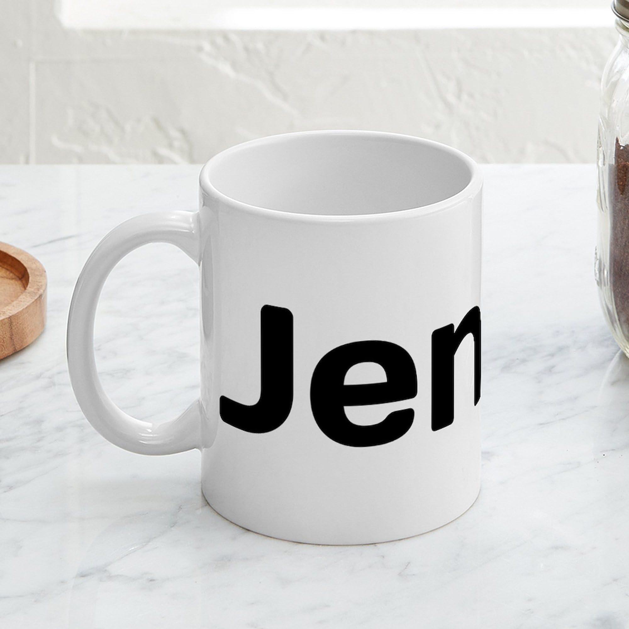Jenius 11 oz (325 ml) Ceramic Coffee Mug - Funny Novelty Gift for Coffee Lovers, Office Use, Home Decor & Daily Drinking