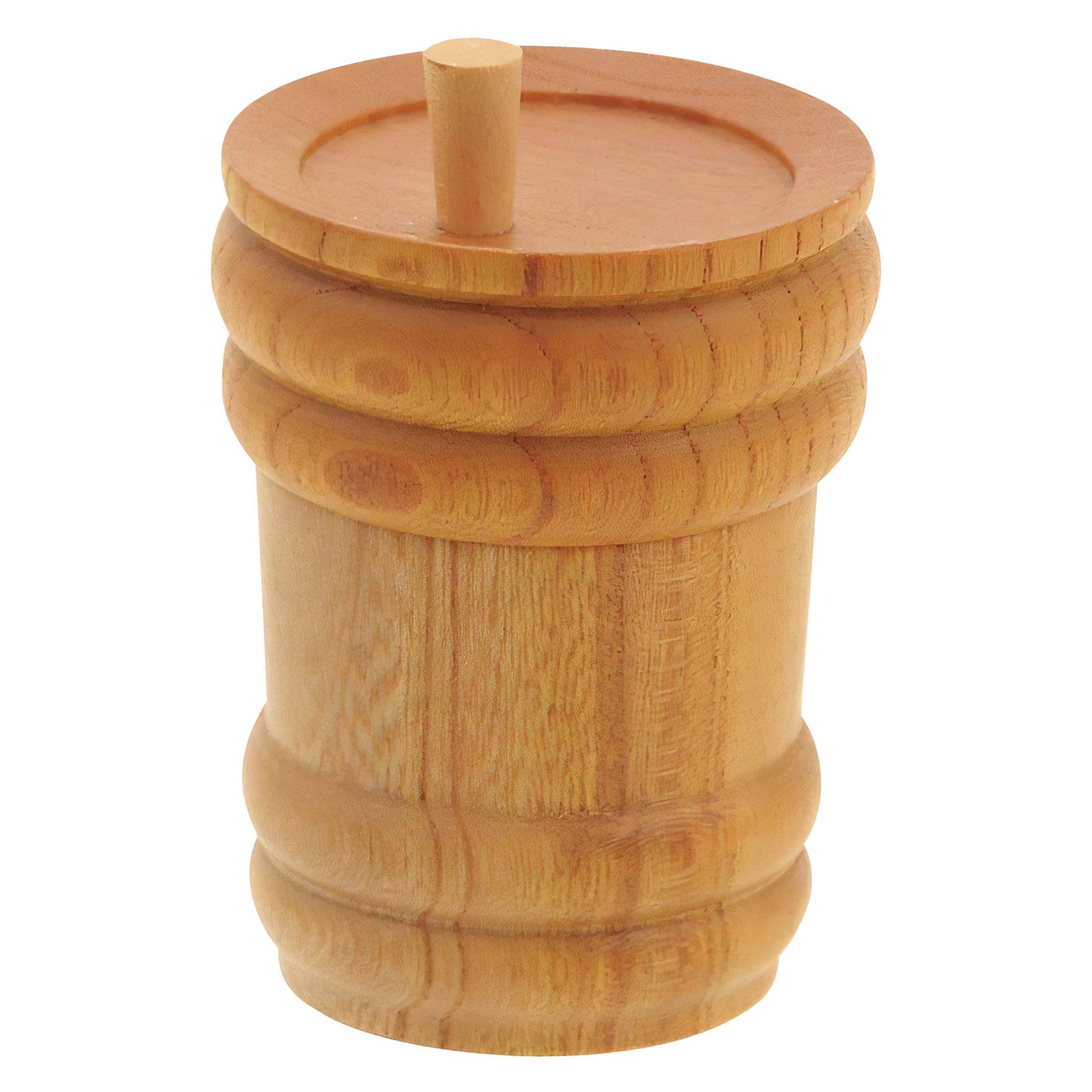 Premium Wooden Barrel Shaped Shichimi Spice Cruet - Authentic Japanese 7 Spice Shaker for Sushi, Ramen & Noodles - Perfect Kitchen & Dining Table Condiment Dispenser