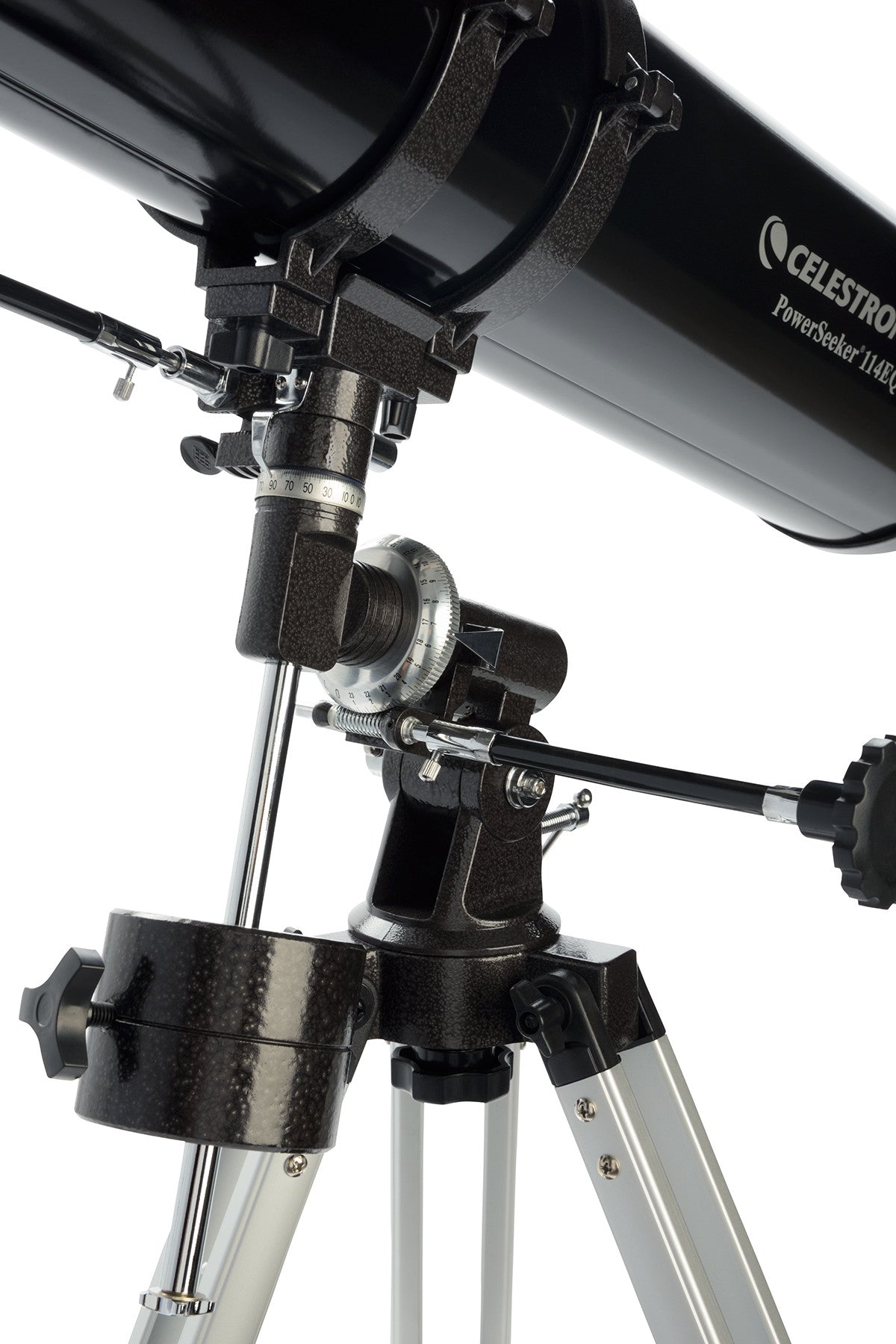 PowerSeeker 114EQ Telescope - Professional Astronomical Telescope for Beginners & Adults with 114mm Aperture, EQ Mount & Accessories - Perfect for Stargazing, Moon Observation & Astrophotography