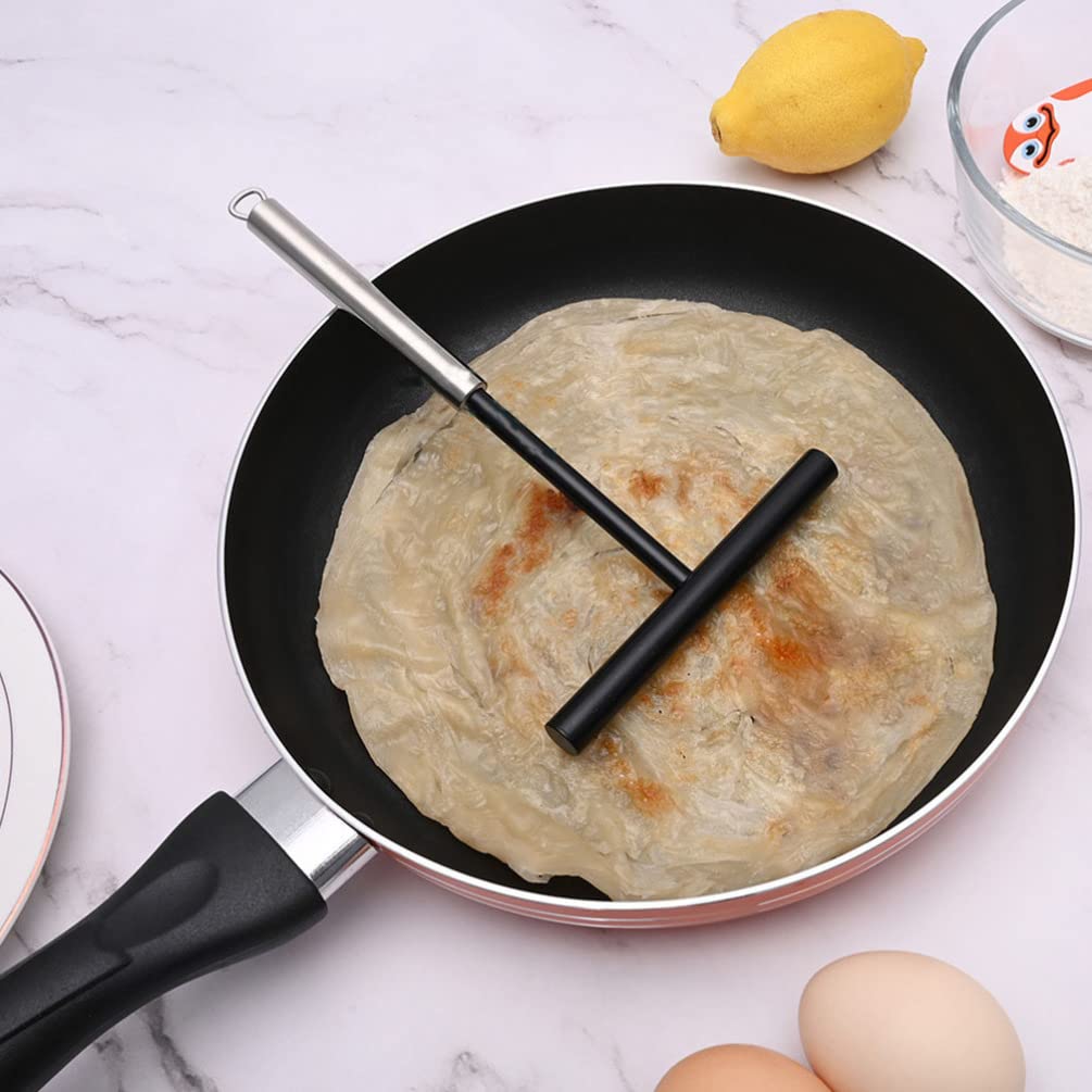 Hemoton 2-Piece Crepe Spreader Set - Nylon & Stainless Steel Pancake Batter Spreaders - Professional Dough Tools for Crepes, Pancakes & Waffles - Perfect for Home Kitchens & Restaurants - Breakfast & Dessert Making Essentials