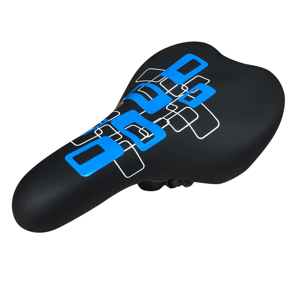 Soeenaper Kids Bike Seat - Comfortable Replacement Saddle for 14/16/18/20/24 Inch Bicycles - Adjustable Bike Seat for Boys & Girls - Perfect for Commuting, School Rides & Family Outings