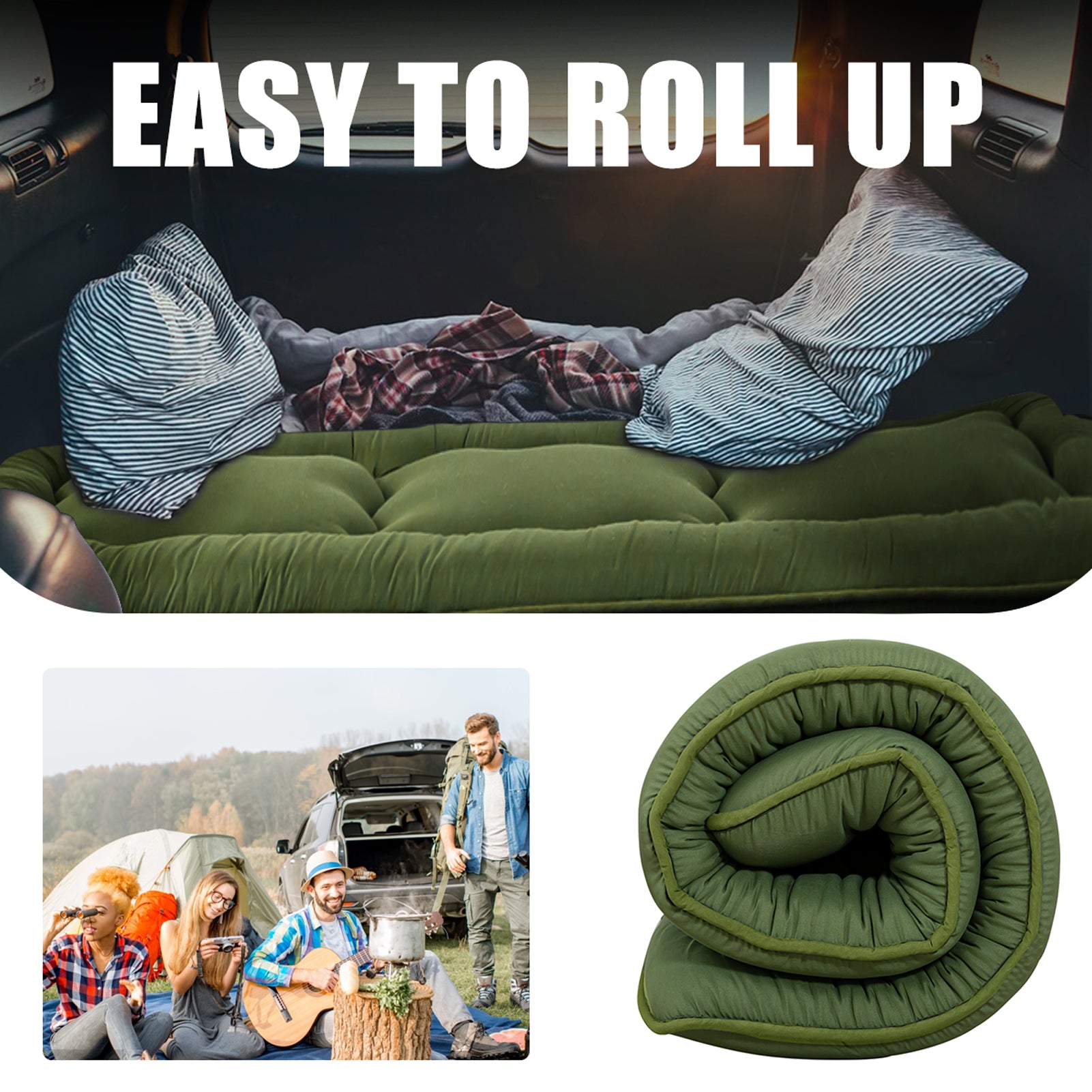 MAXYOYO Japanese Style Futon Mattress - Foldable Floor Mattress, Tatami Mat for Bedroom, Living Room & Guest Room | Comfortable Sleeping & Lounging