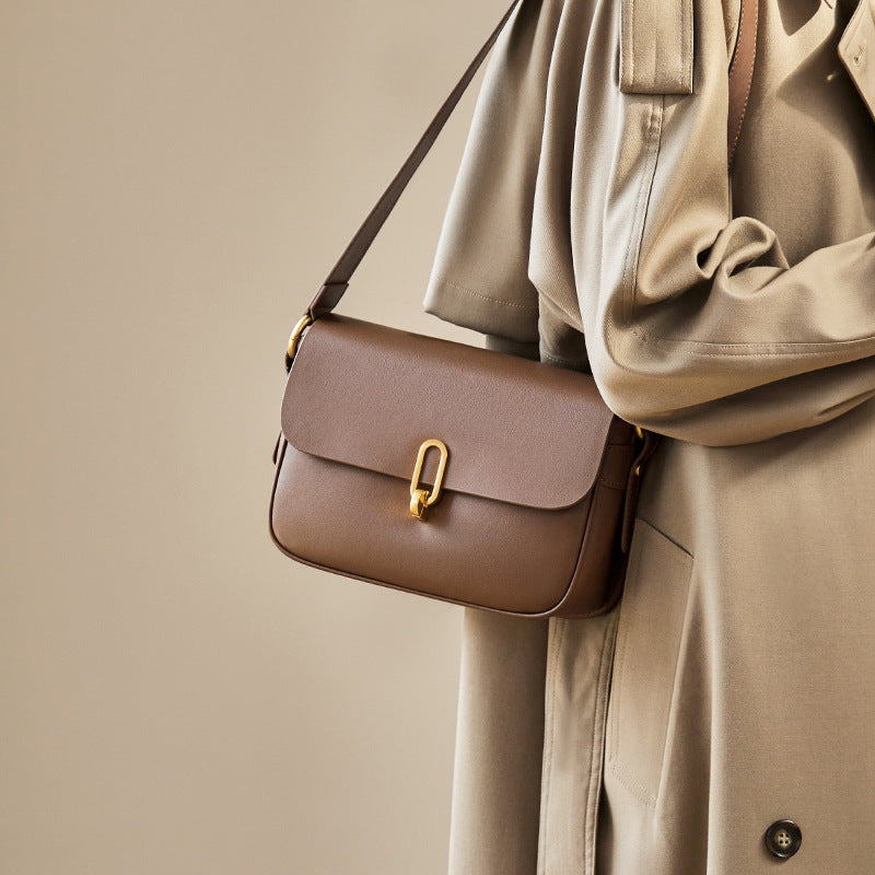 Genuine Leather Crossbody Shoulder Bag for Women - Stylish Underarm Purse & Tote Handbag - Perfect for Work, Travel, Shopping & Everyday Use