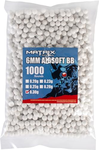 0.30g / 1000 Rounds / White