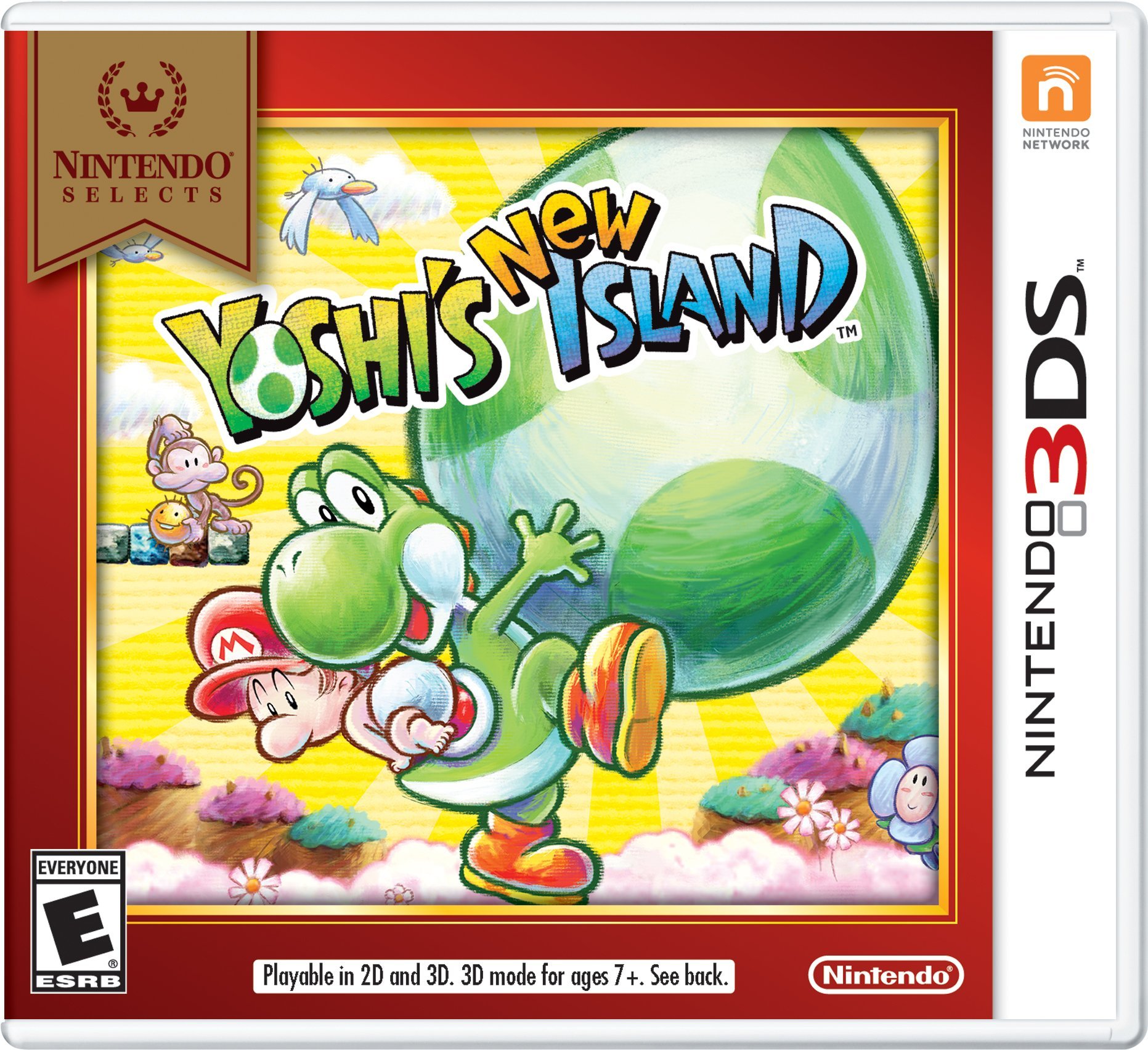 Nintendo Selects: Yoshi's New Island (Renewed) - Fun Adventure Game for Kids & Adults - Perfect for Family Game Nights & Nintendo 3DS Lovers
