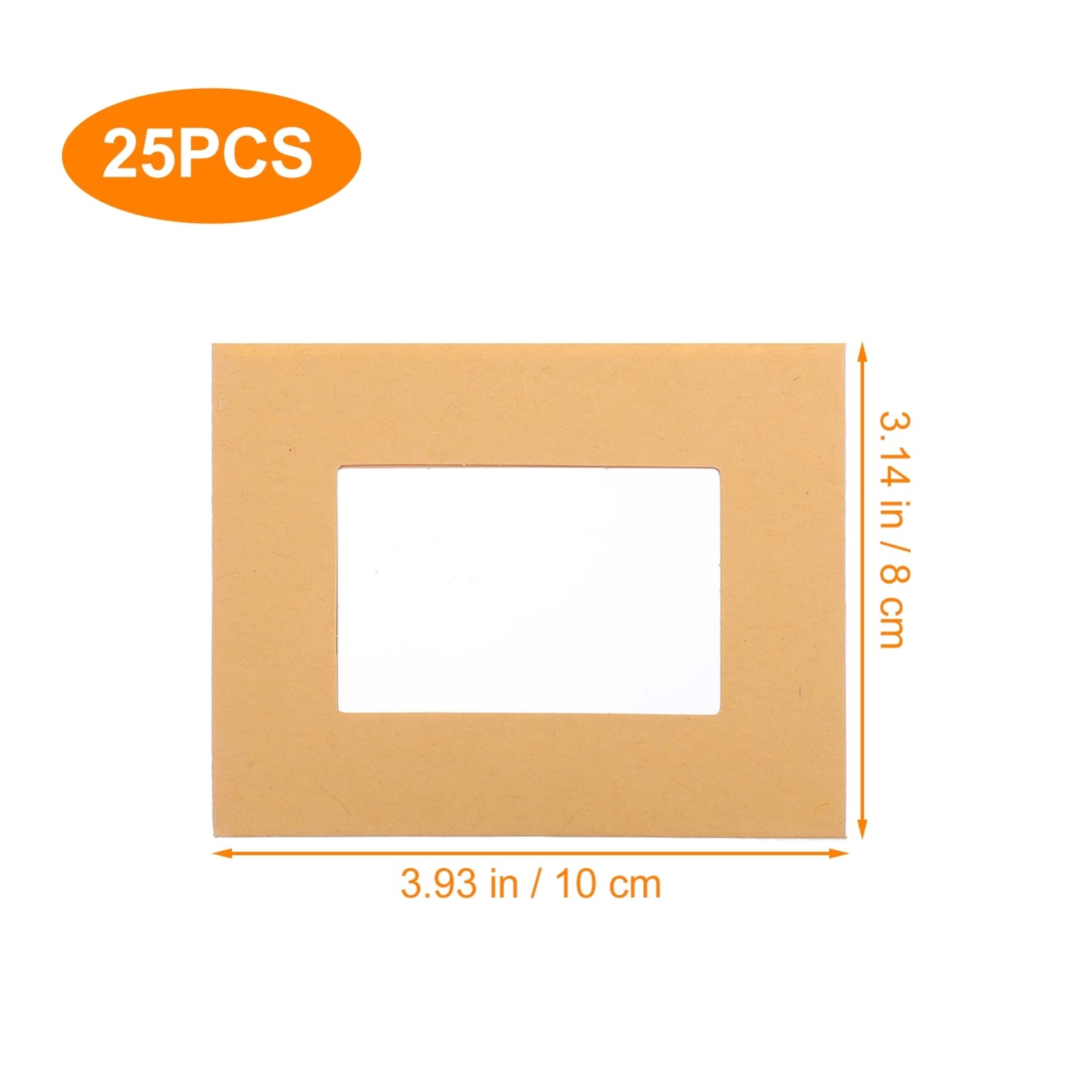 iplusmile 50 Pcs Clear Kraft Wedding Invitation Envelopes - Blank A7 Envelopes for Invitations, Note Cards, Photos & Business Use - Perfect for DIY Wedding, Party, Office & Stationery Supplies