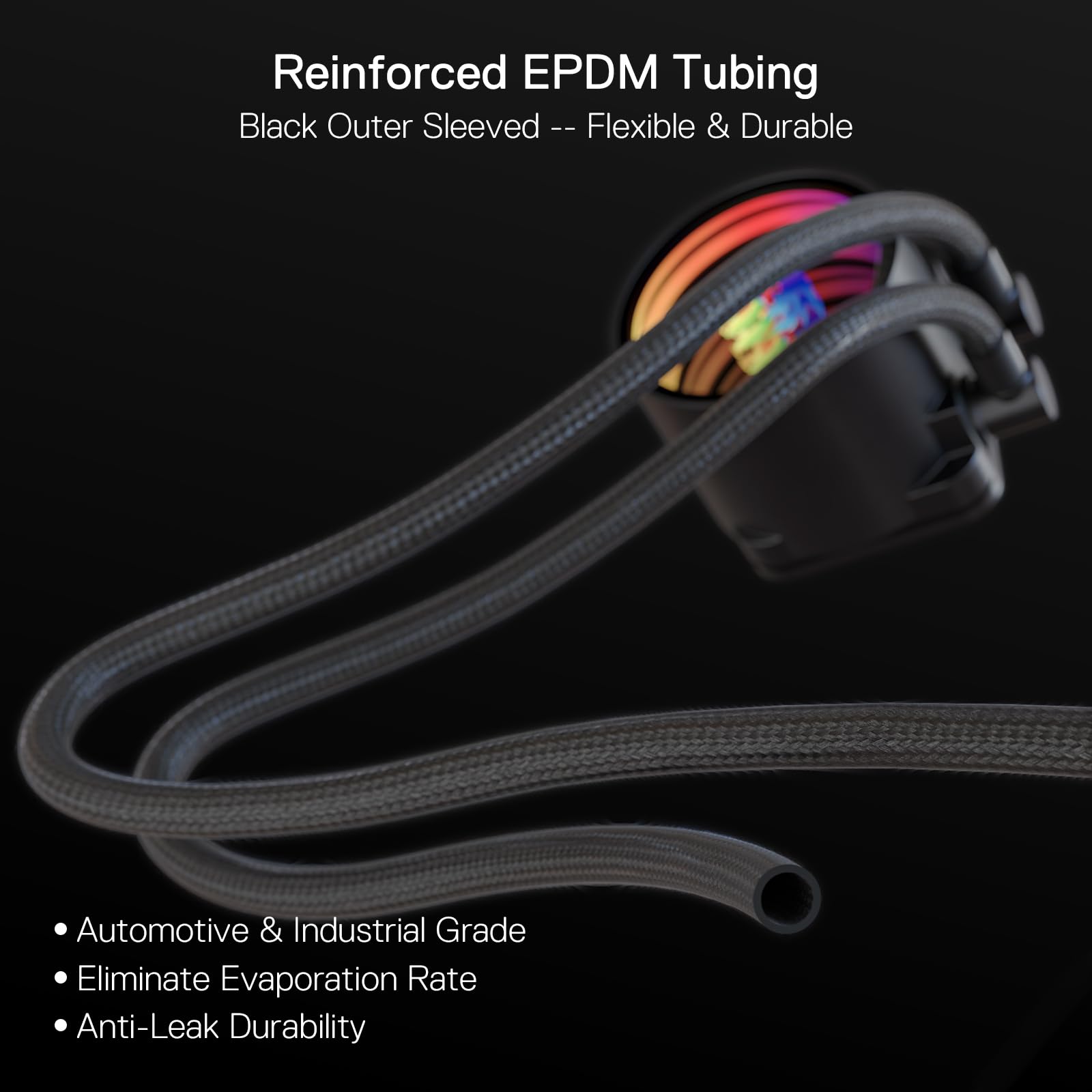 Redragon HL240 ARGB Liquid CPU Cooler - 3300 RPM High-Efficiency Radiator, 20 dBA Quiet Operation, Infinity Mirror RGB Lighting, Dual 120mm PWM FDB Fans, Compatible with LGA 1700 & AMD AM5 | Perfect for Gaming PCs, Workstations & High-Performance Cooling Systems