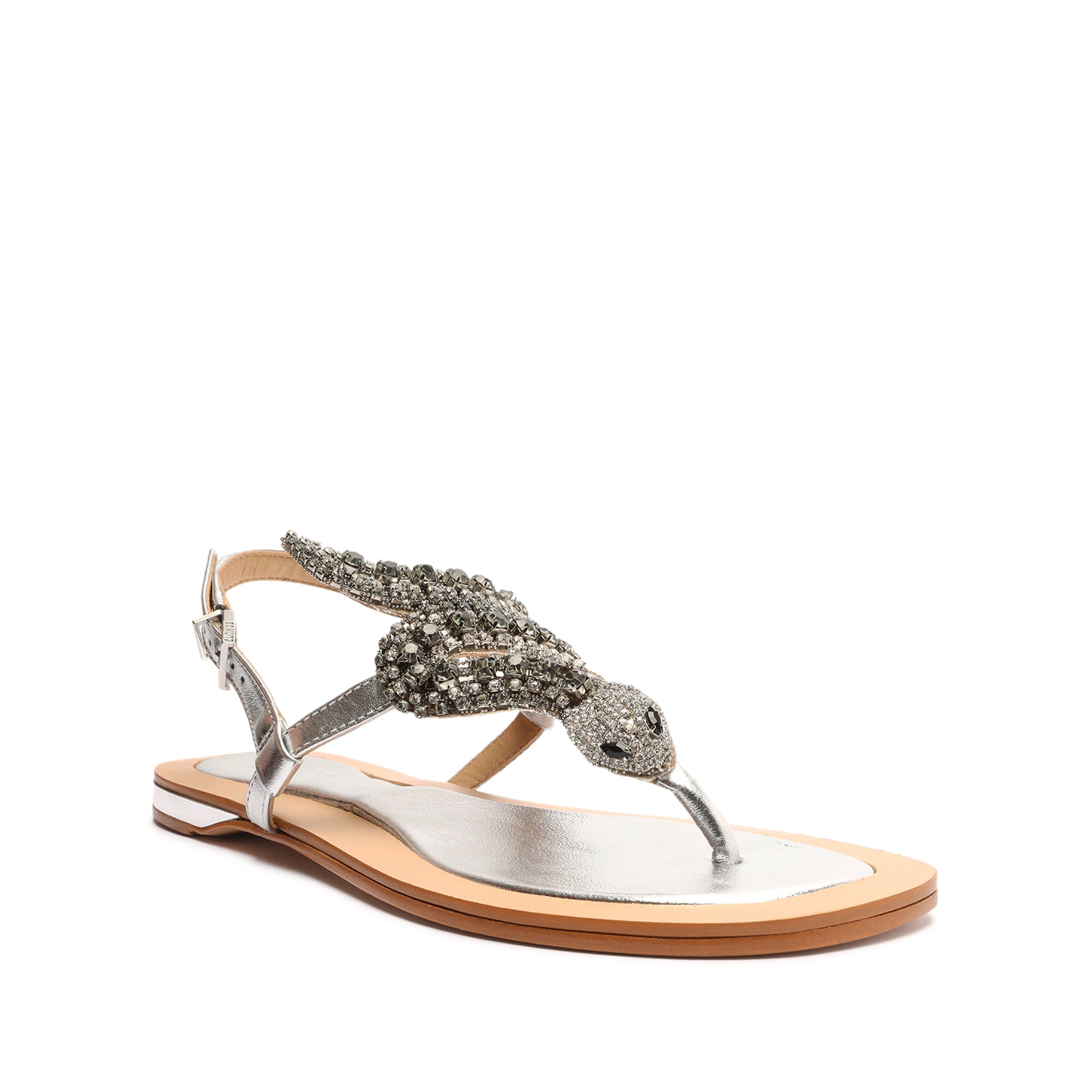 Shantie Women's Metallic Leather Sandals - Comfortable Gladiator Sandals for Summer, Beach, and Casual Outings