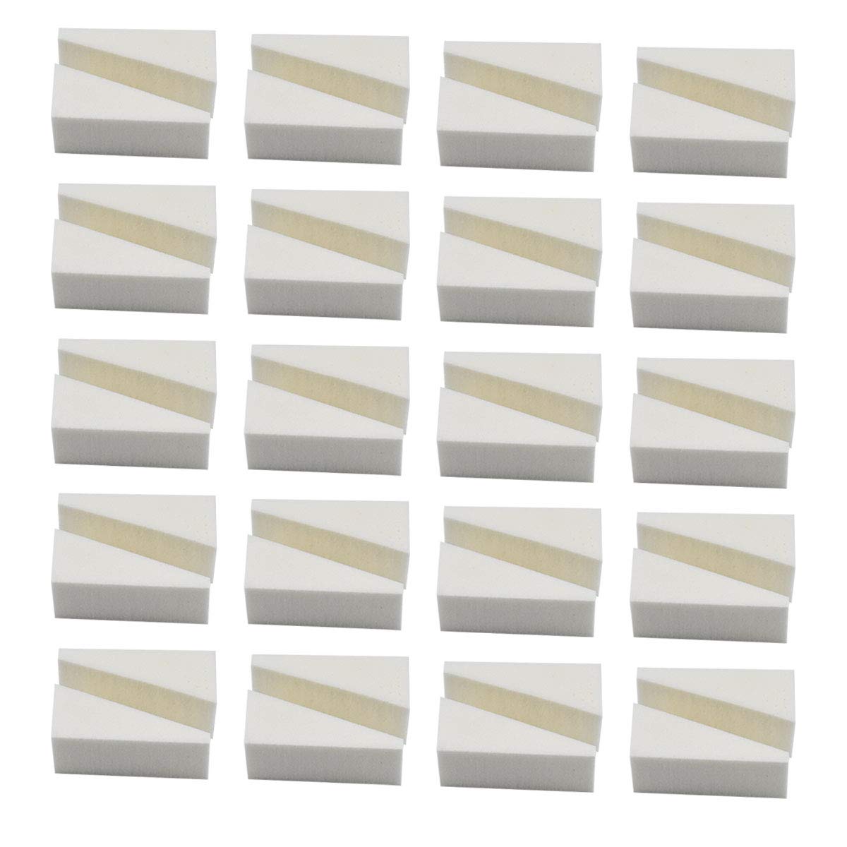 HQdeal 40 Pack Makeup Wedge Sponges - Professional Nail Art & Face Paint Sponge Set, Triangle Cosmetic Blending Sponges for Liquid Foundation, Creams & Powders - Perfect for Makeup Artists & DIY Beauty Enthusiasts