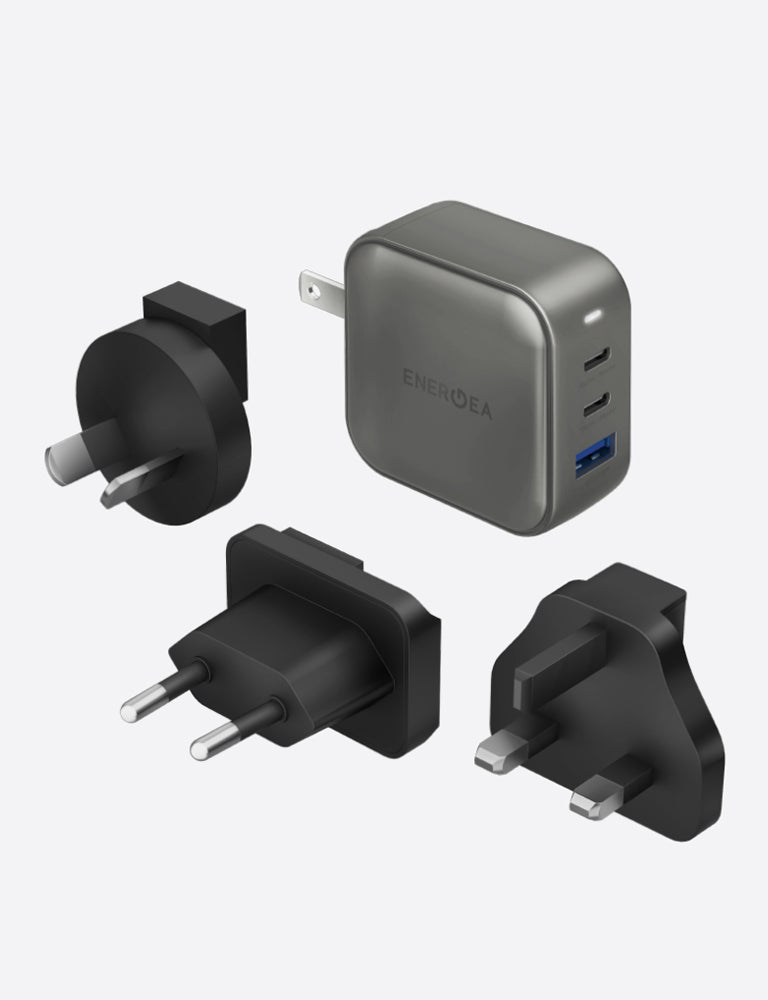 TravelWorld GaN66 Fast Charger - 65W USB C Wall Charger with GaN Technology for iPhone, MacBook, Samsung - Perfect for Travel, Home & Office Use