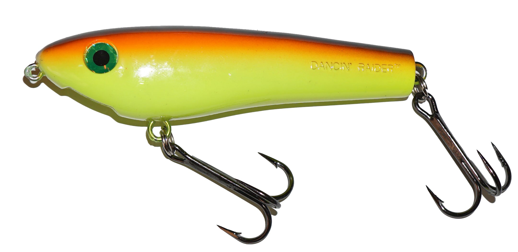 Bucher Dancin Raider Surface Fishing Lure - Topwater Bass Bait for Freshwater & Saltwater Fishing - Perfect for Early Morning and Late Evening Strikes