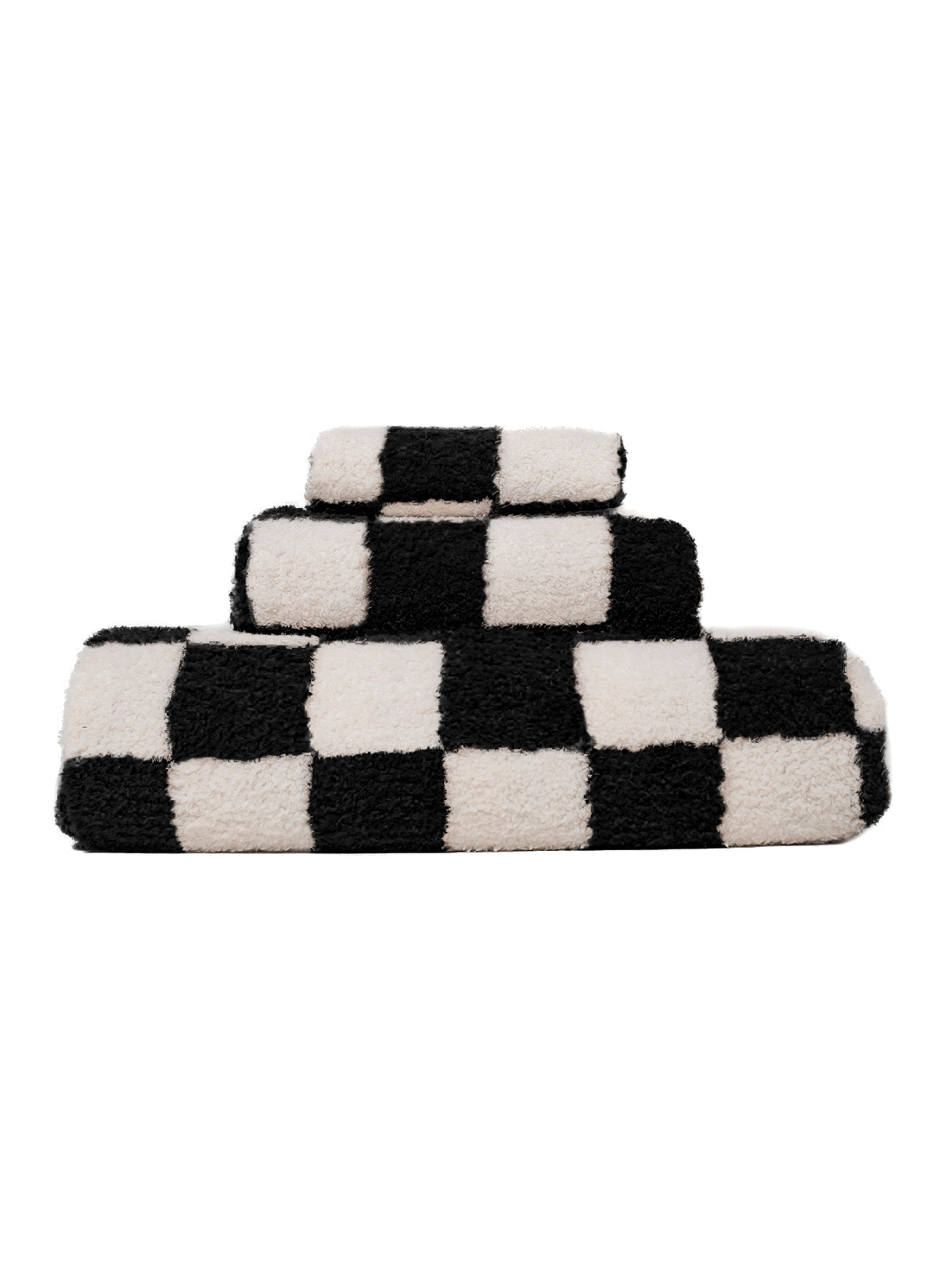Soft Plush Blanket - Black Check Pattern - Cozy & Warm Fleece Throw for Bed, Couch, and Travel - Perfect for Home Decor, Gifts, and Relaxation