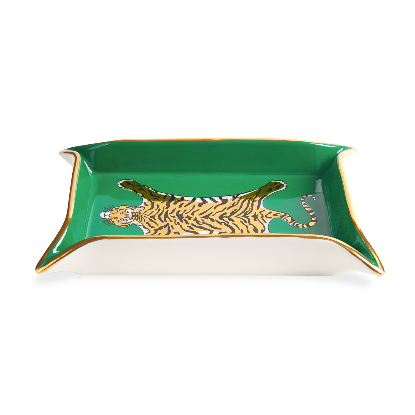 Premium Leather Tiger Valet Tray - Stylish Catch-All Organizer for Keys, Wallet & Jewelry | Perfect for Entryway, Bedroom & Office Desk Decor